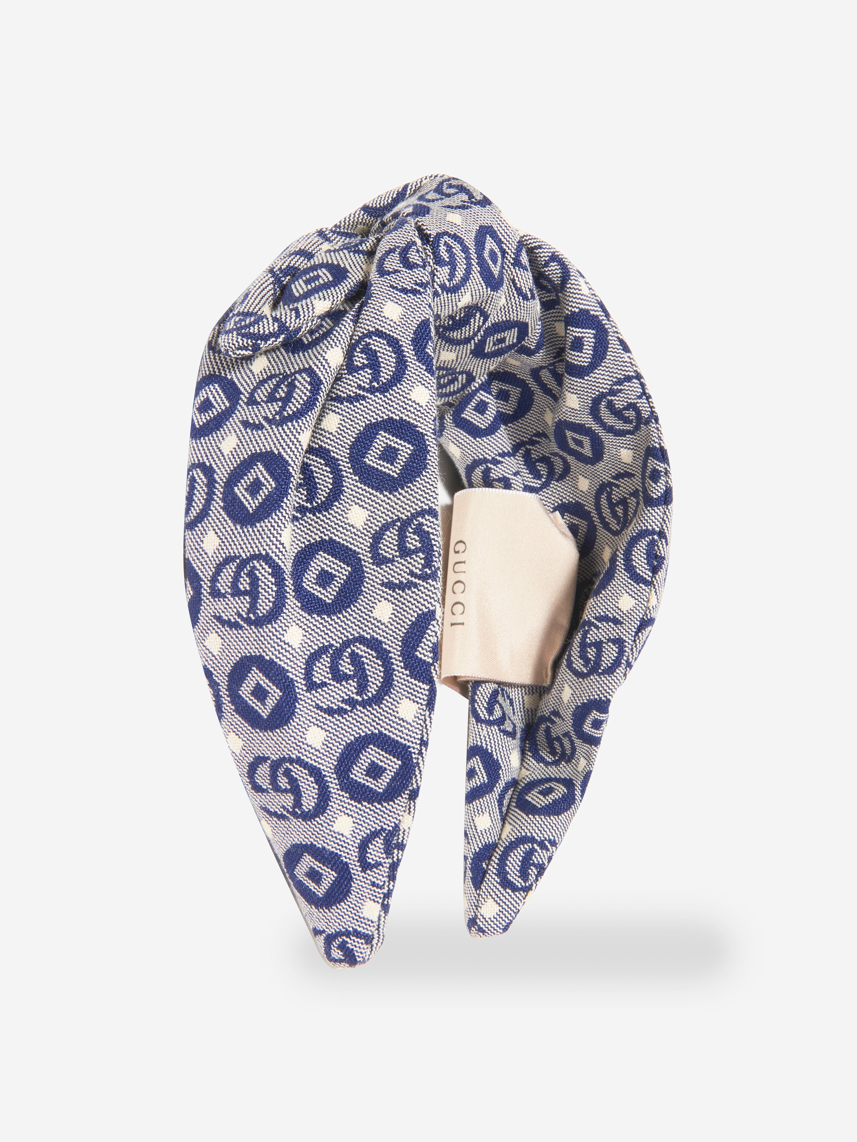 Girls GG Logo Headband in Blue