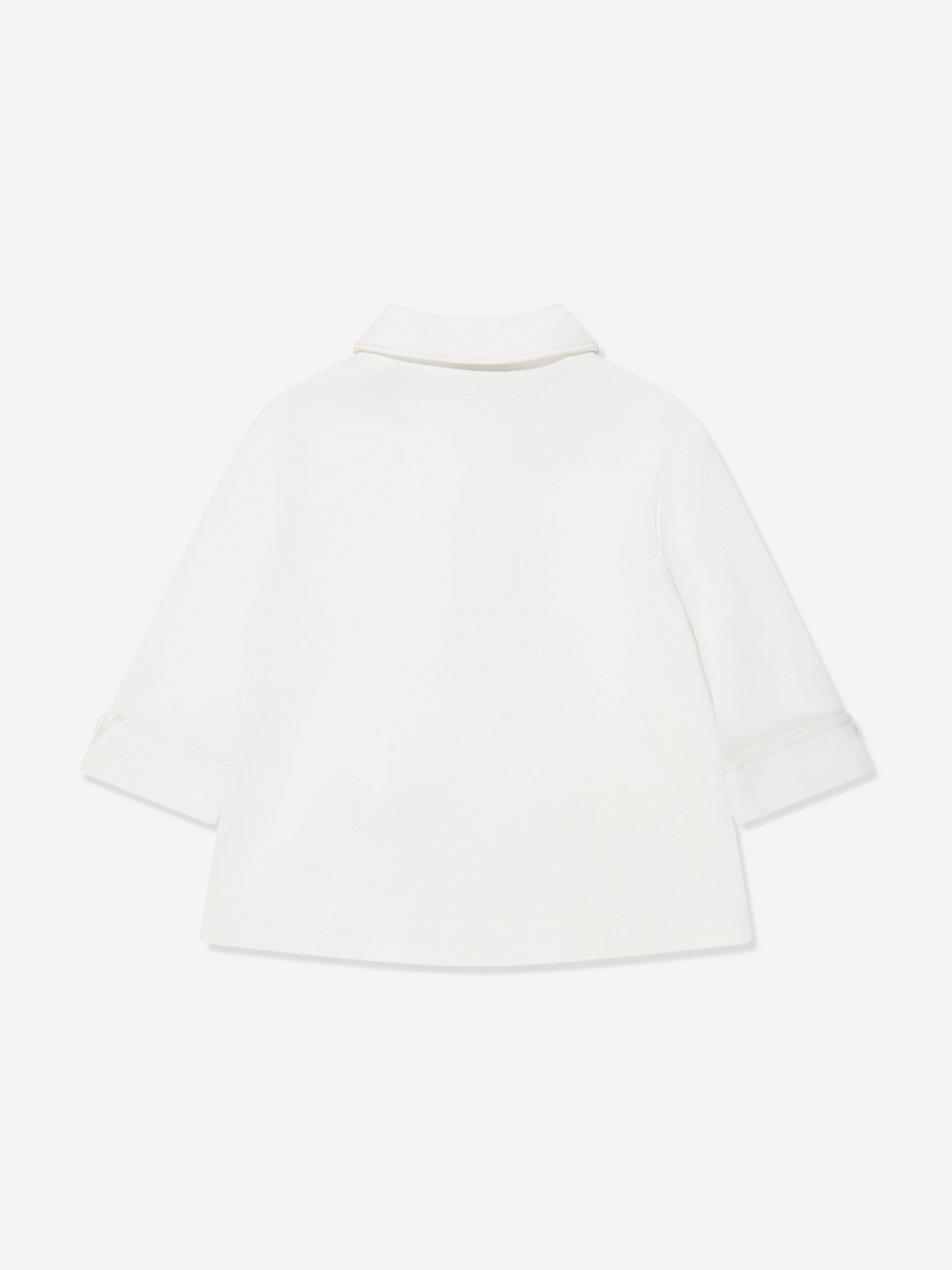 Girls Knitted Jersey Top in White