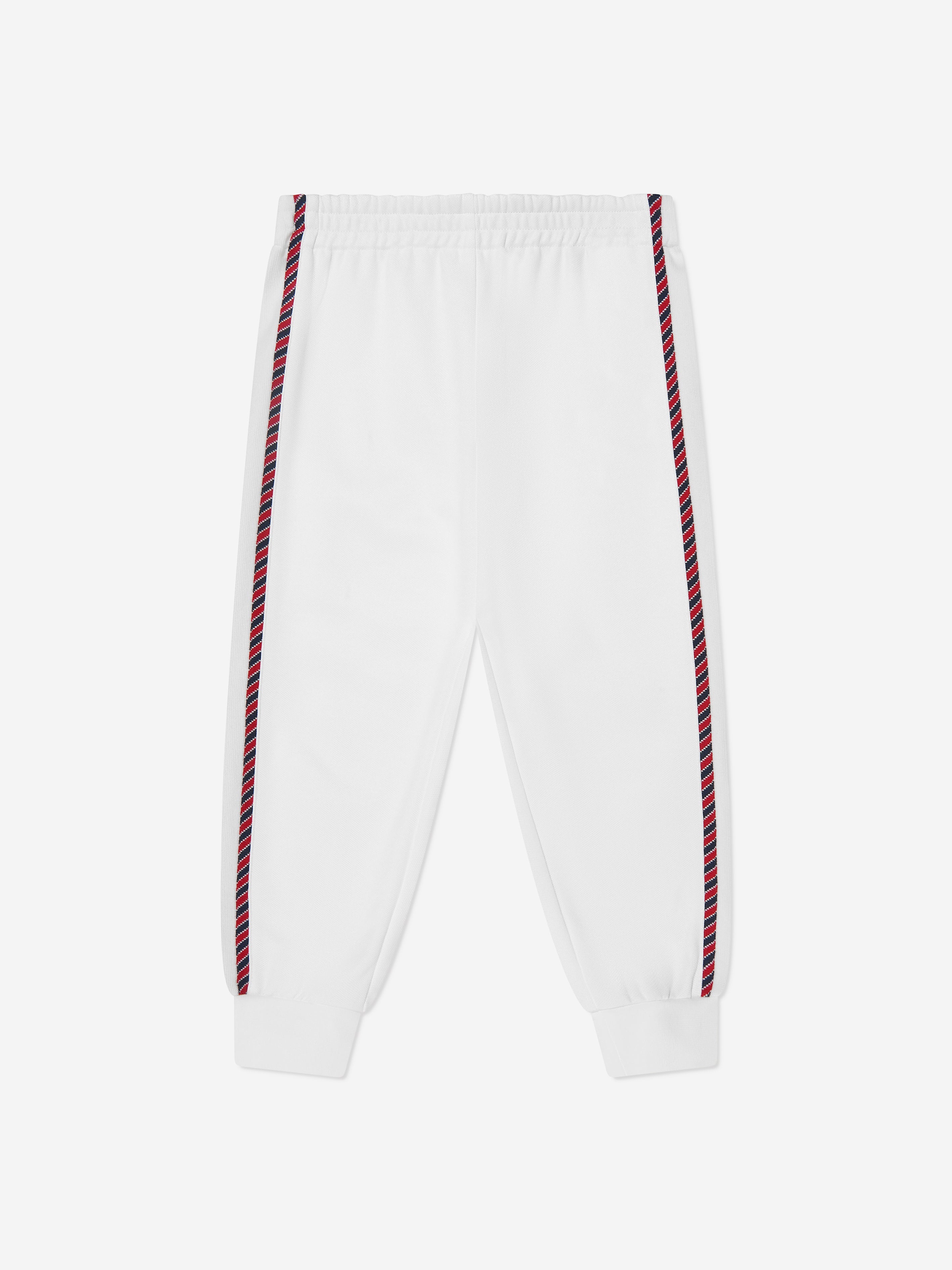 Girls Branded Joggers in White