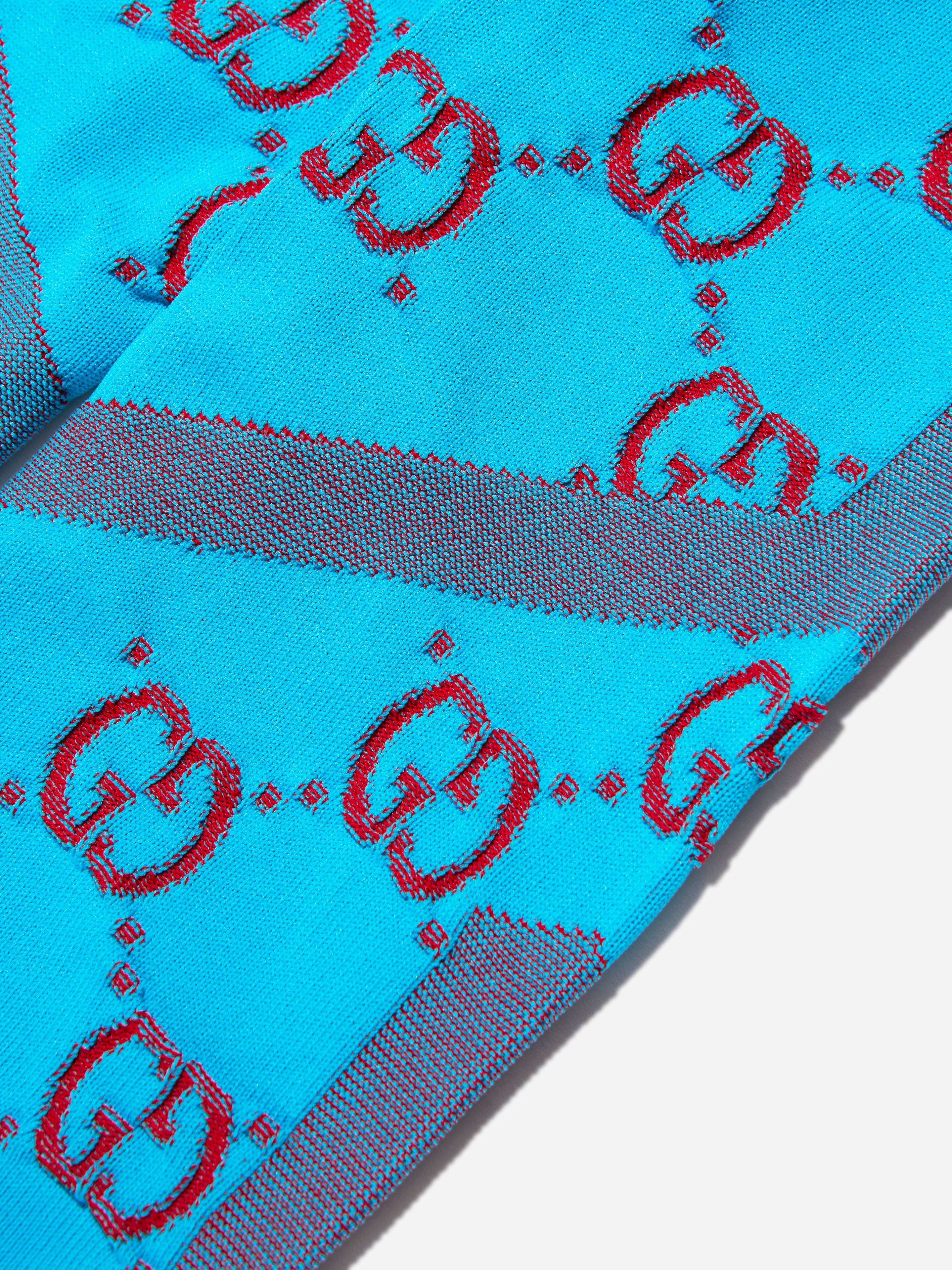 Baby Girls GG Logo Leggings in Blue