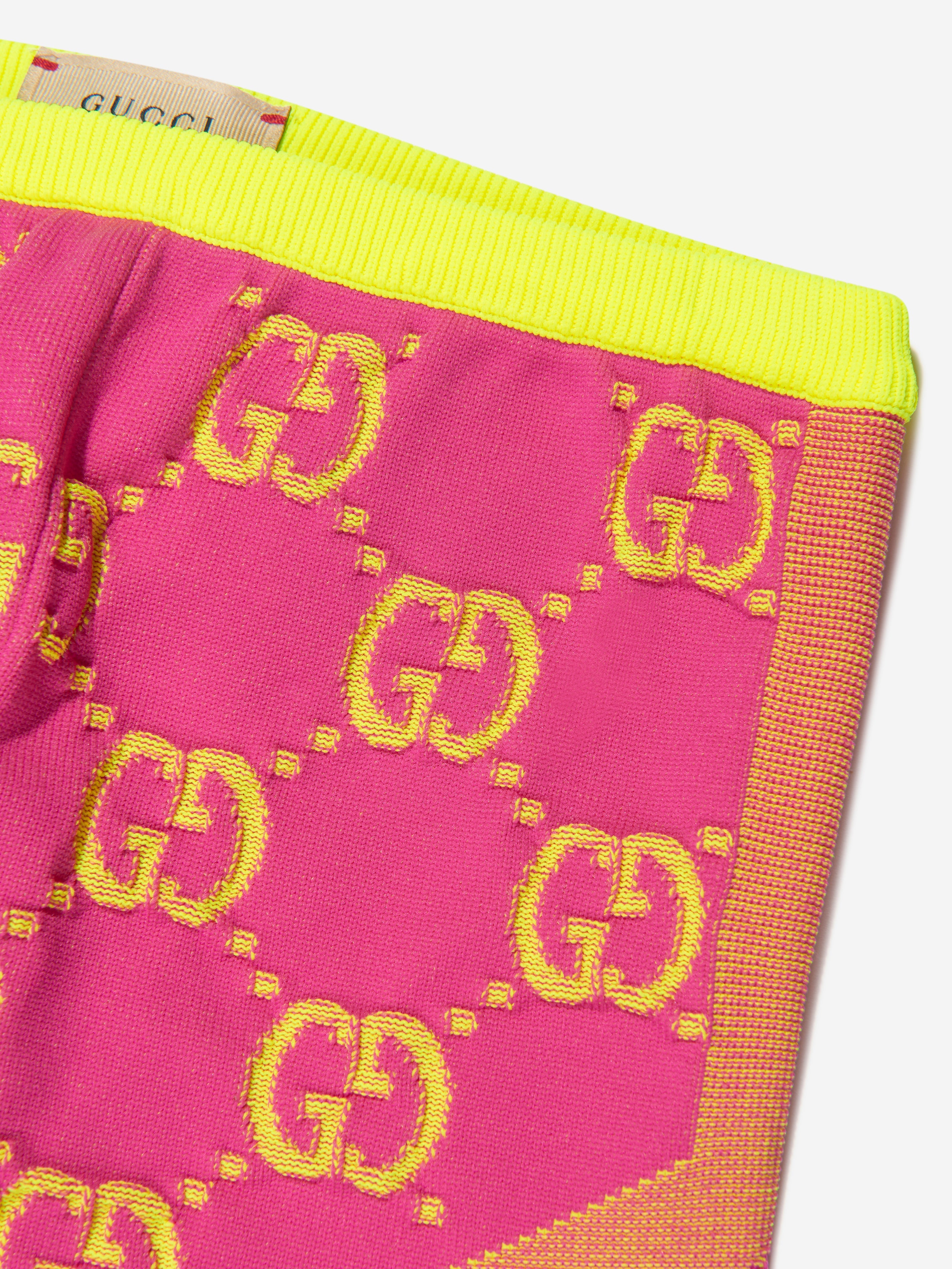 Baby Girls GG Leggings in Pink