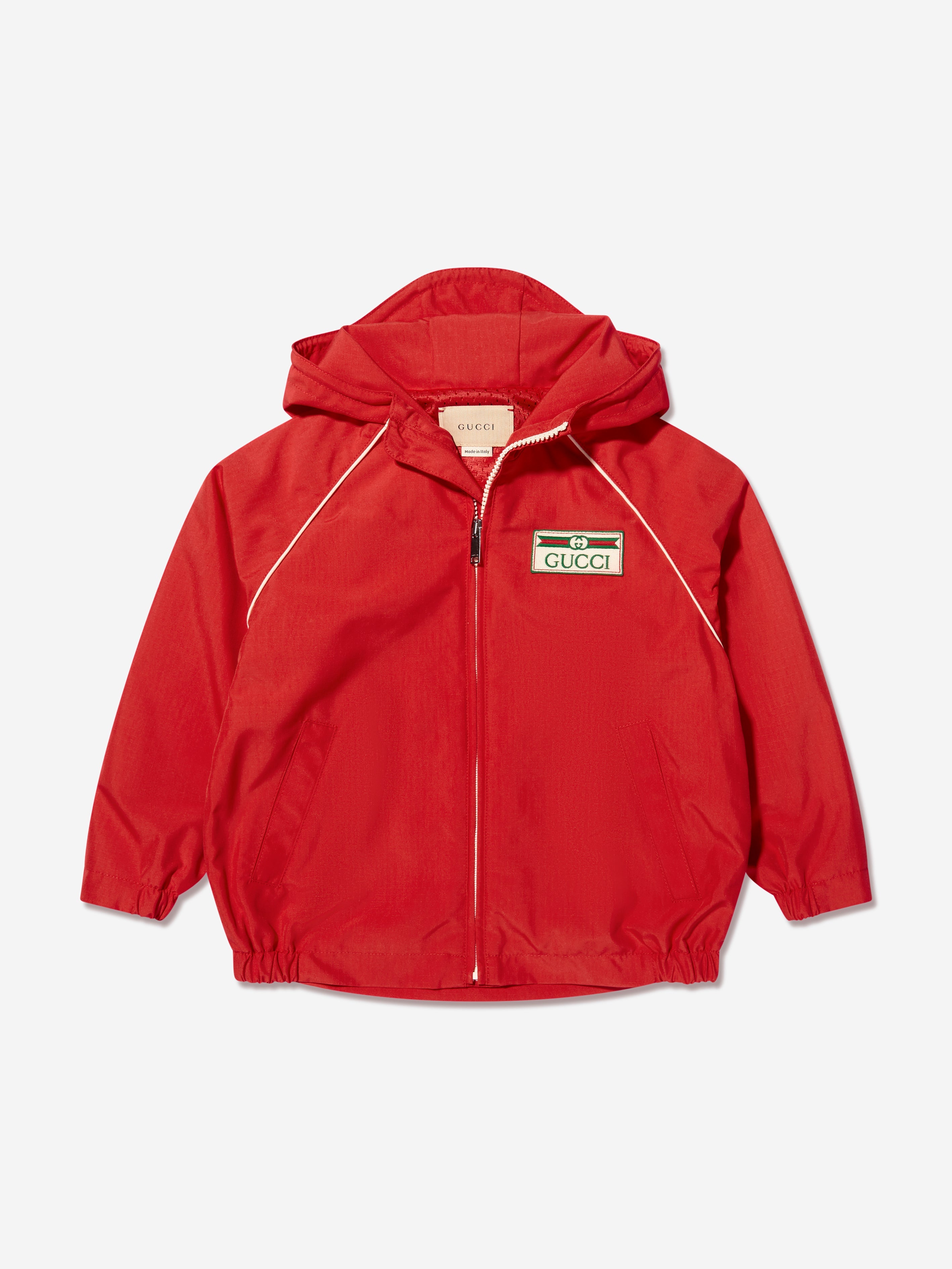 Kids Zip Up Jacket in Red