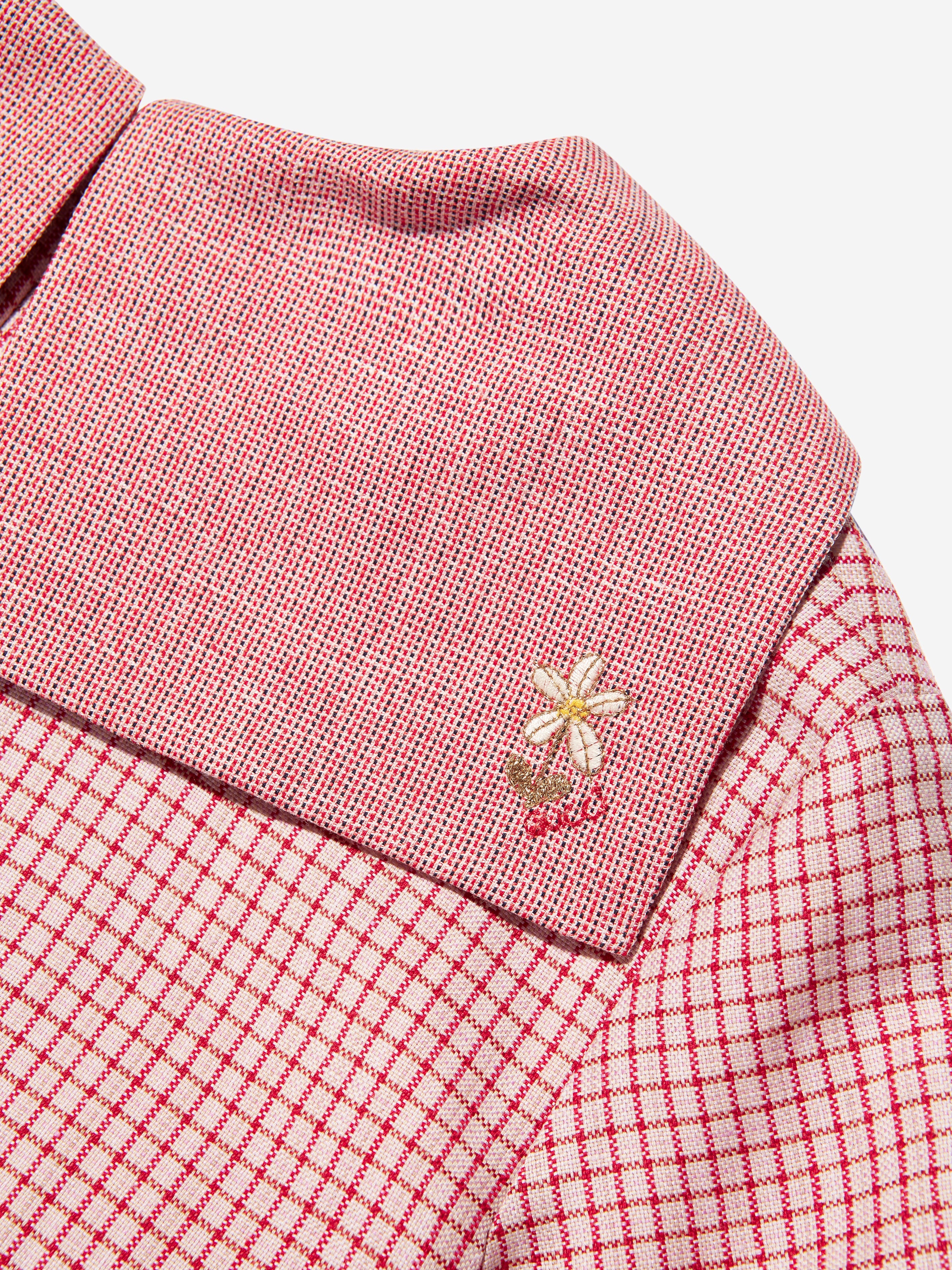 Girls Belted Playsuit in Pink