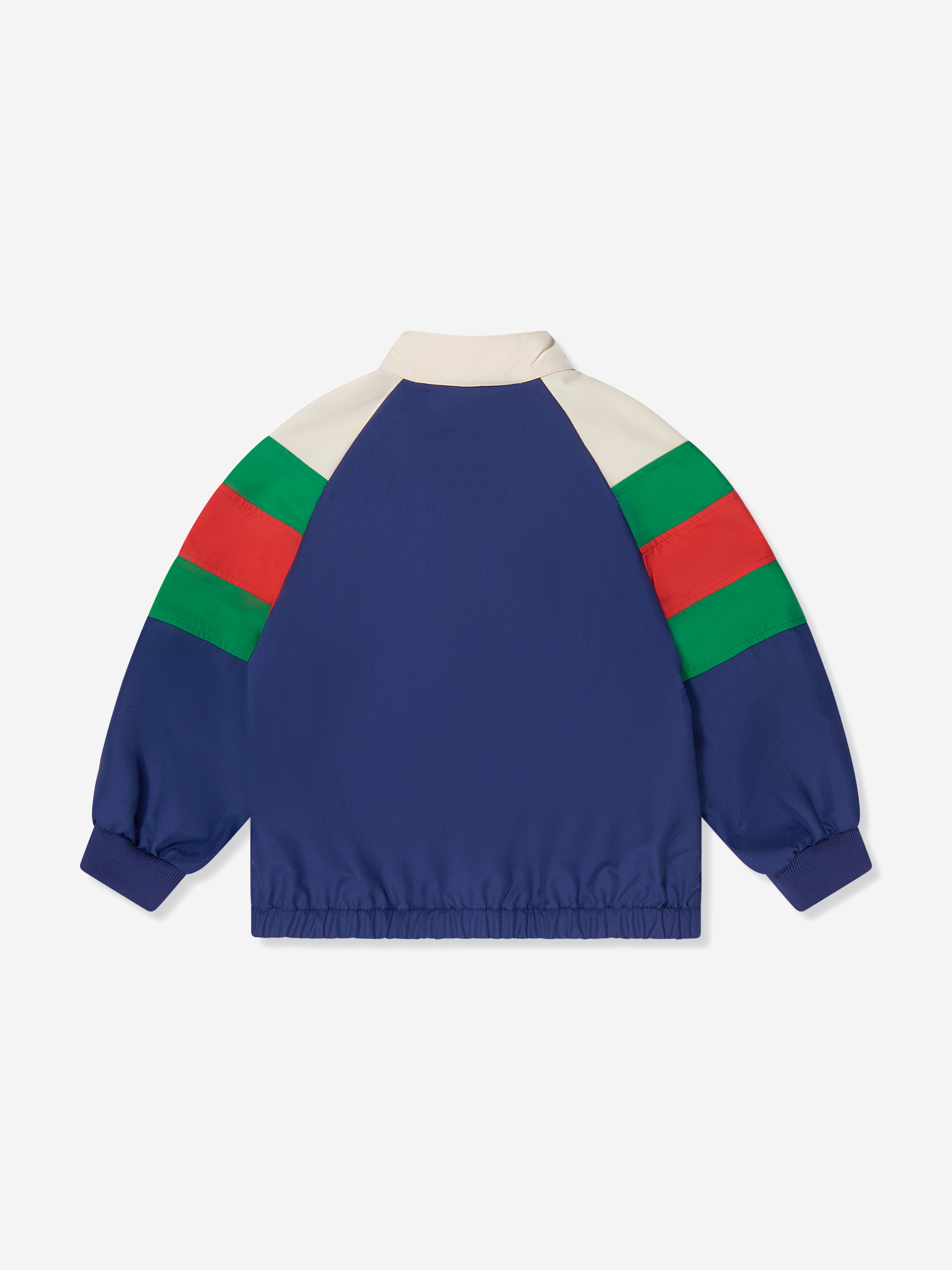 Girls Chevron Zip Up Jacket in Multicolour