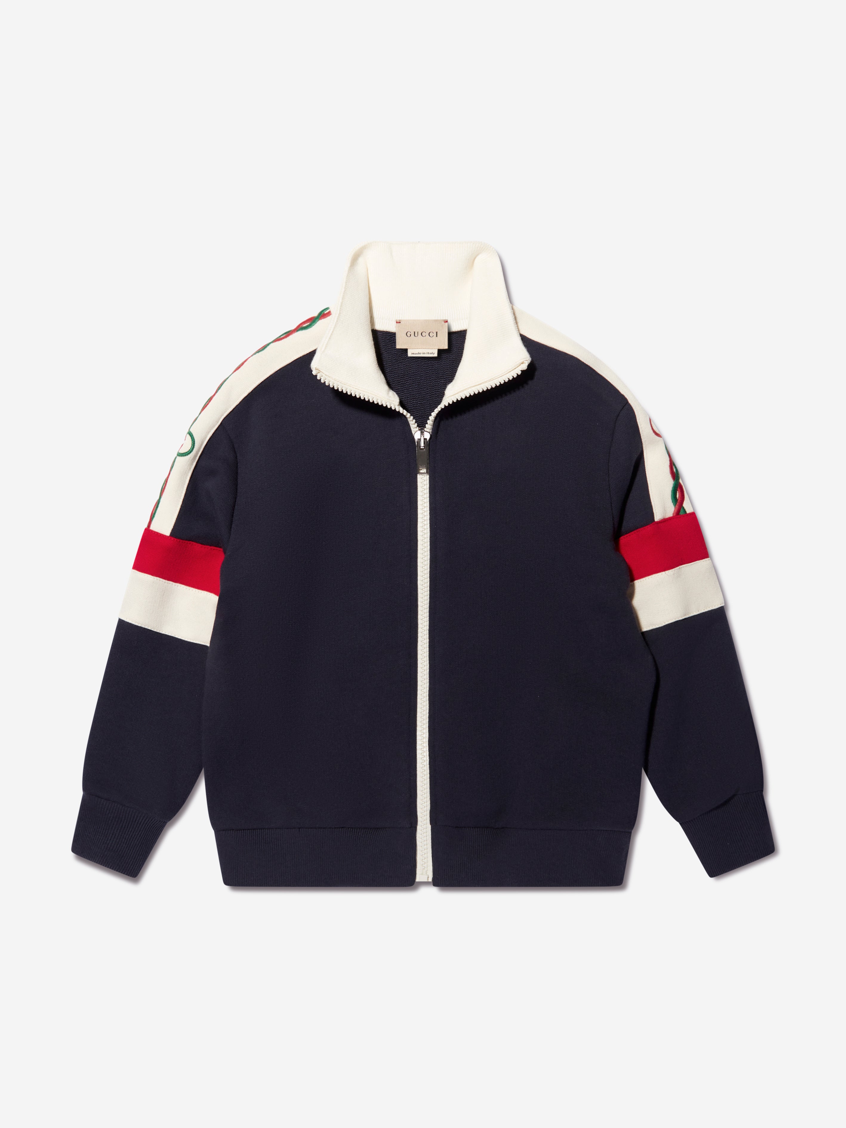 Boys Zip Up Top in Navy