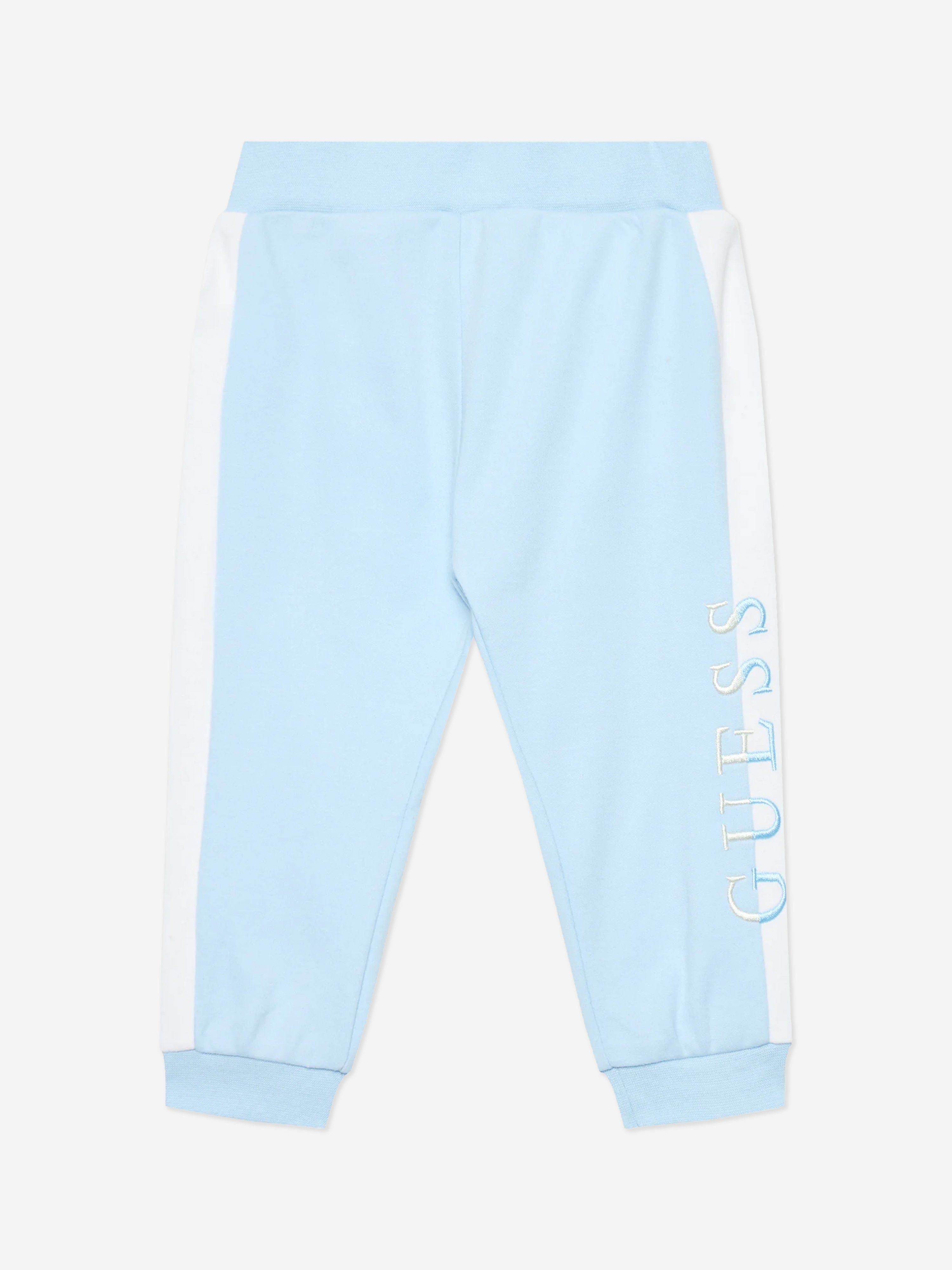 Guess Baby Boys 3 Piece Tracksuit Set in Blue