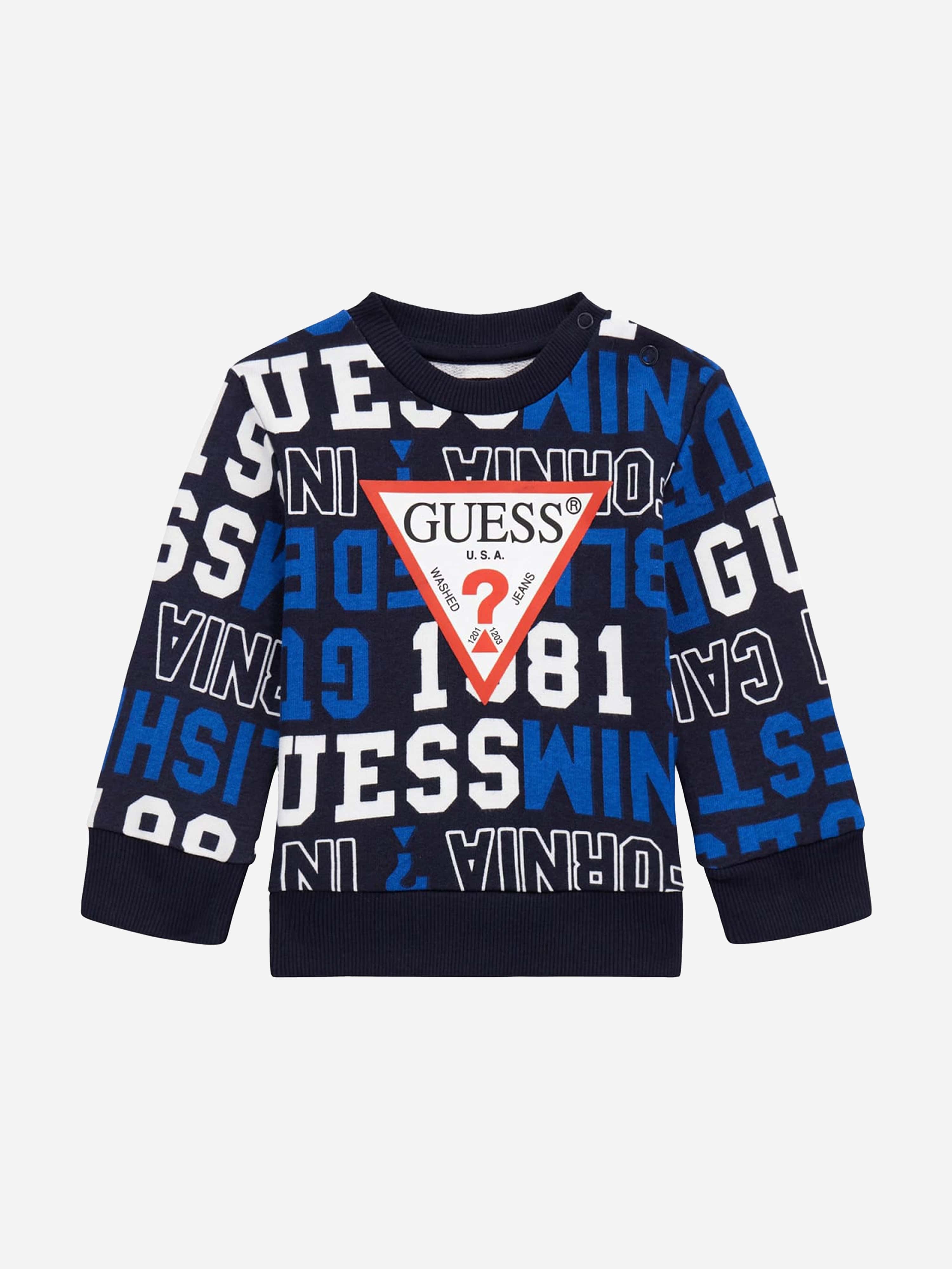 Guess Boys Logo Sweatshirt in Multicolour