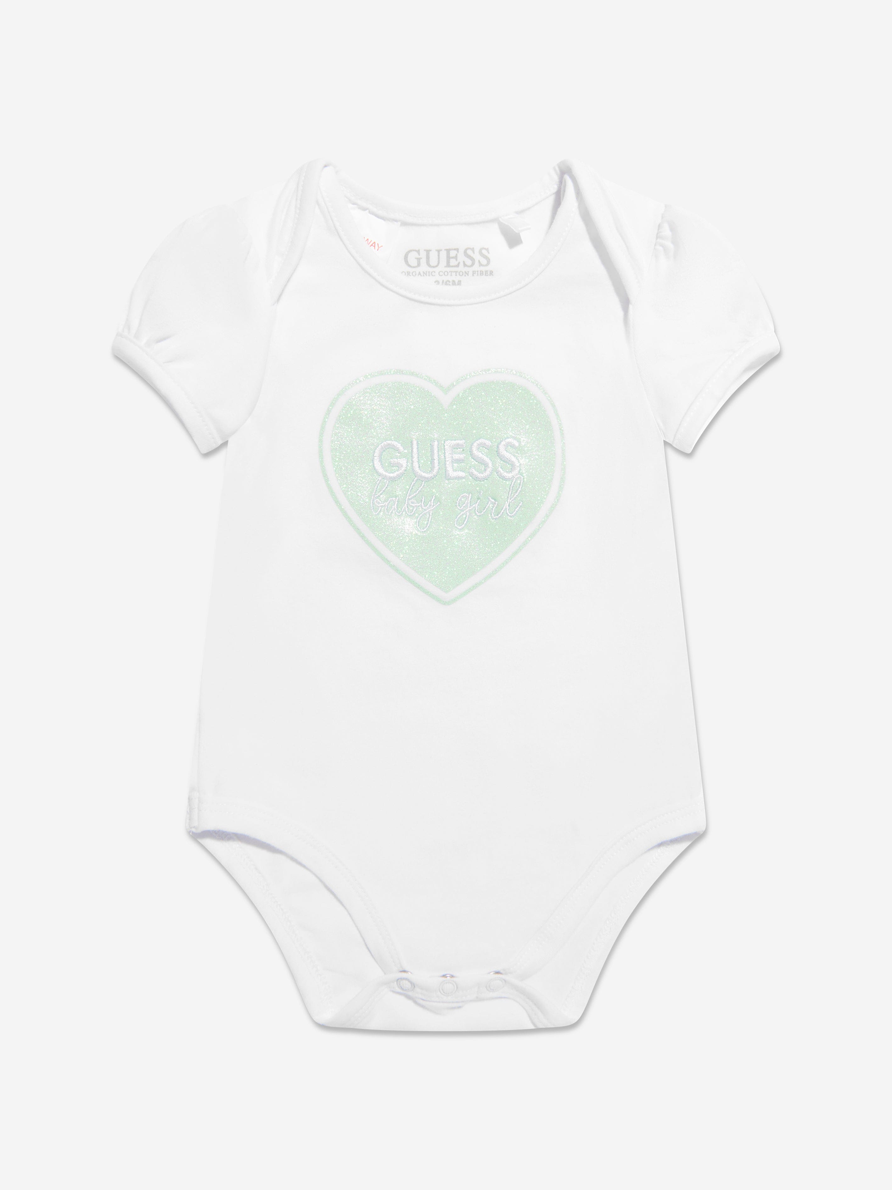 Guess Baby Girls 3 Piece Tracksuit Set in Green