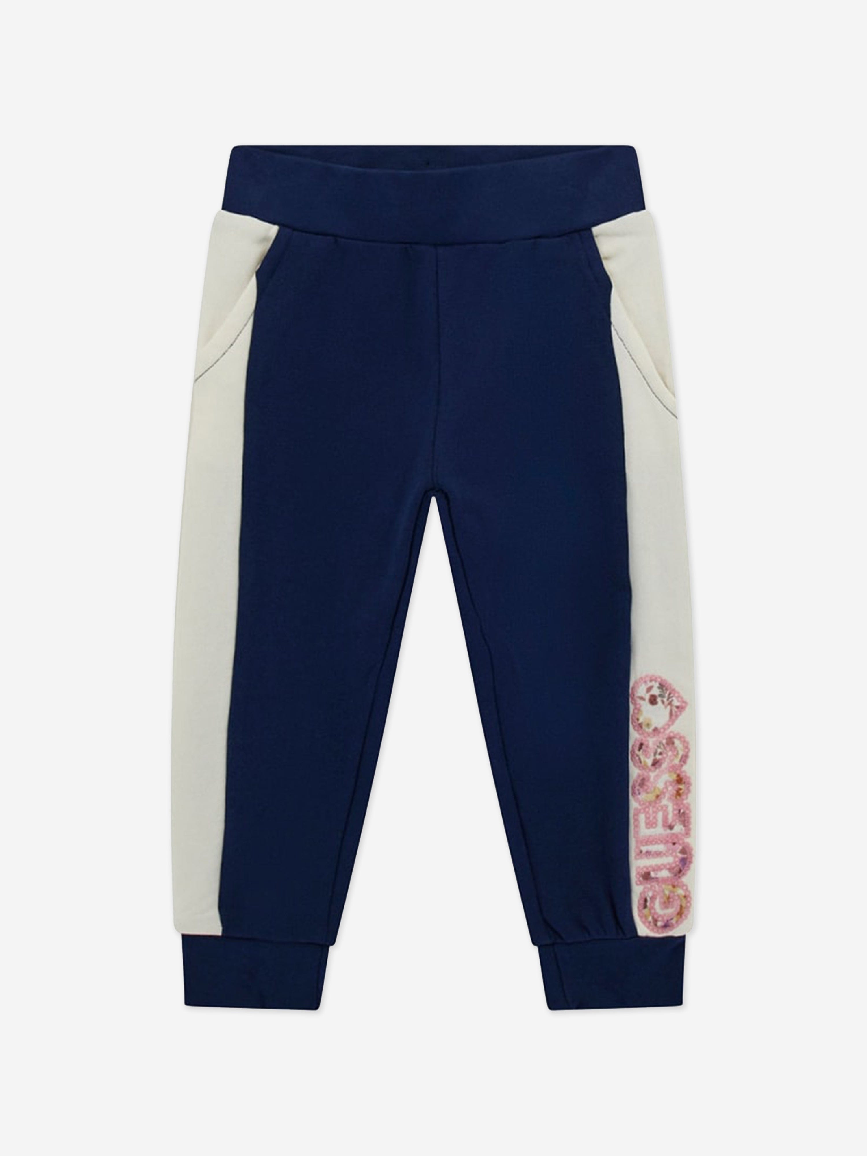 Girls Logo Tracksuit in Blue