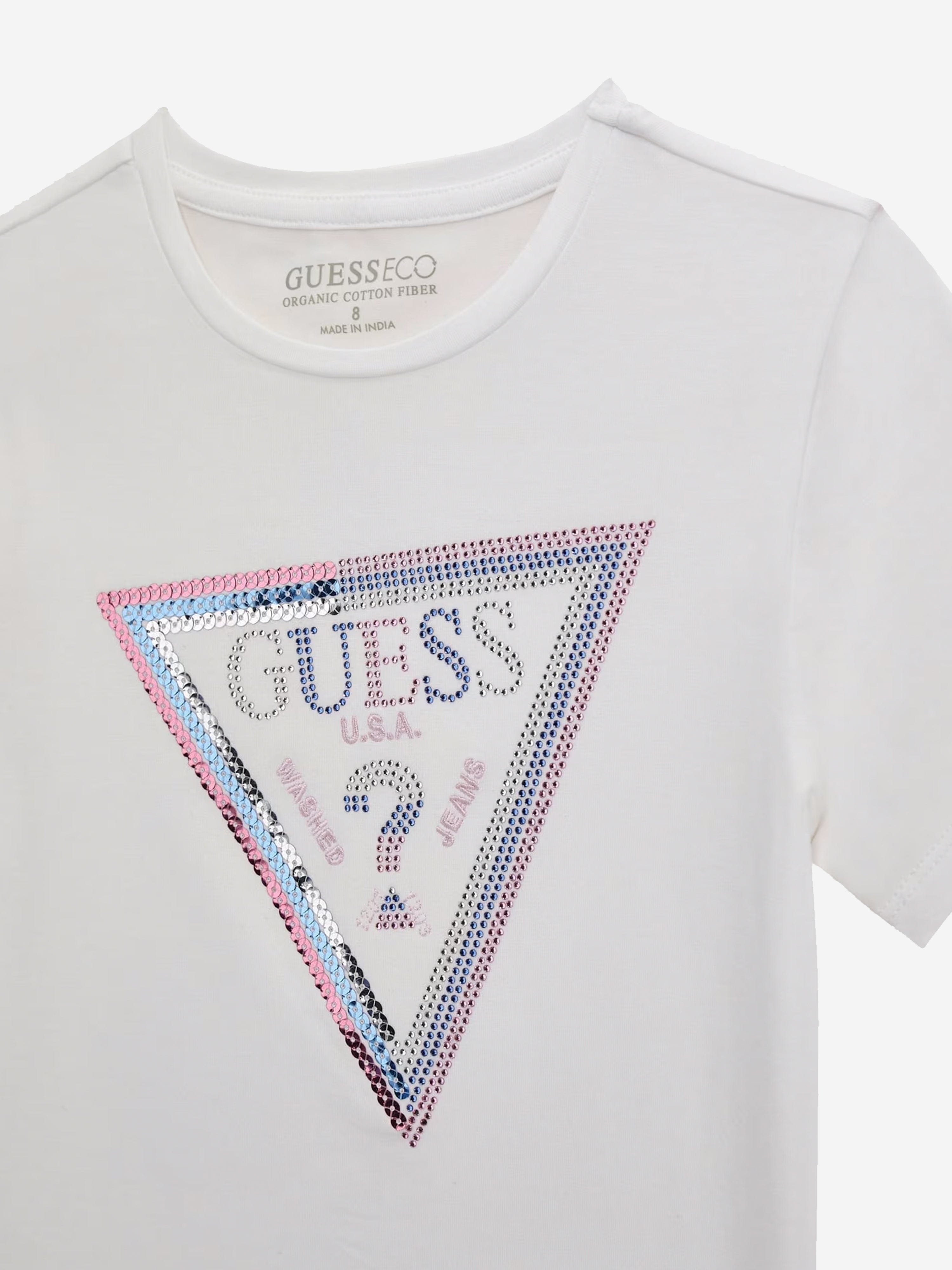 Girls Logo T-Shirt in White