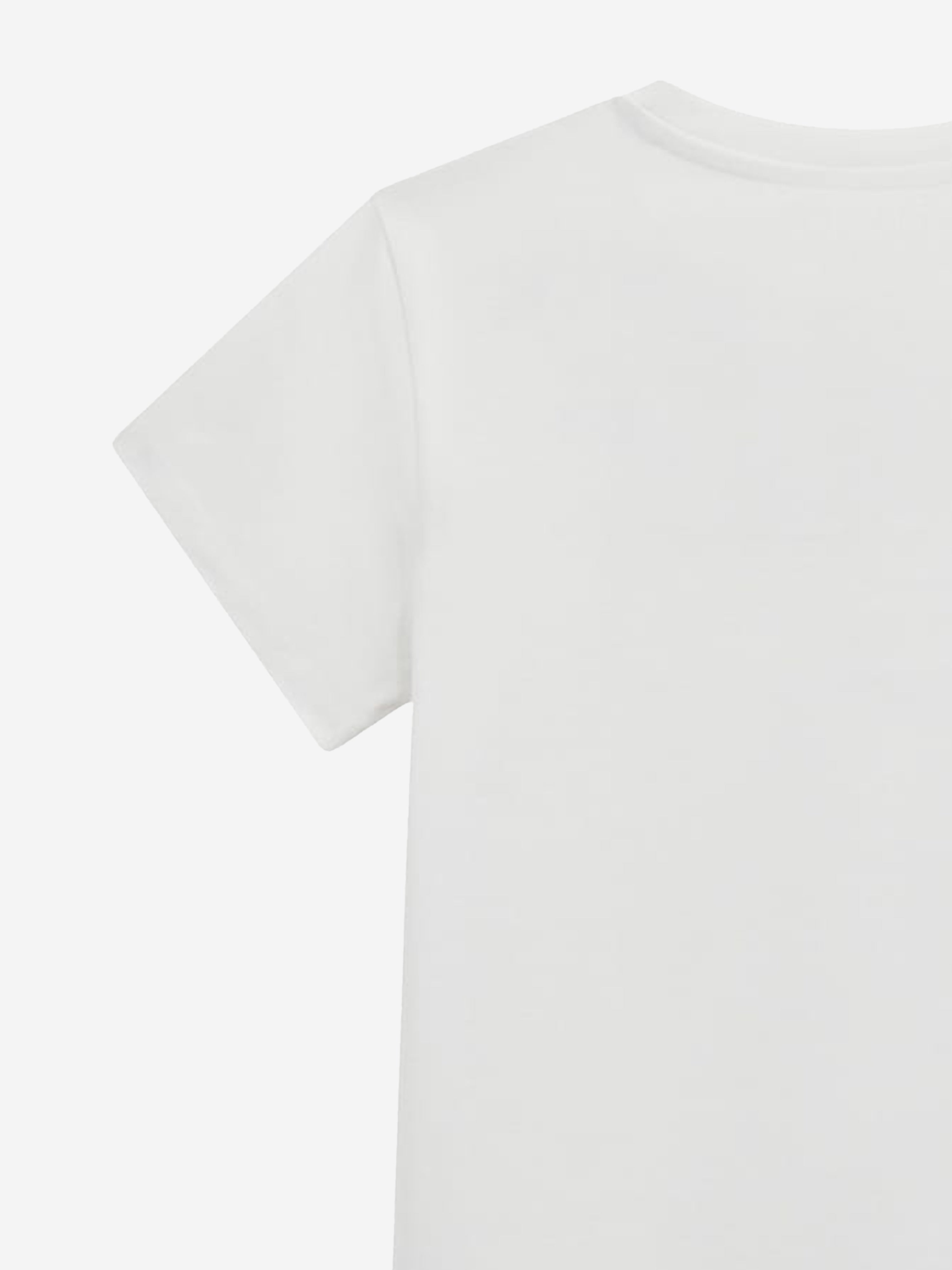 Girls Butterfly T-Shirt in White