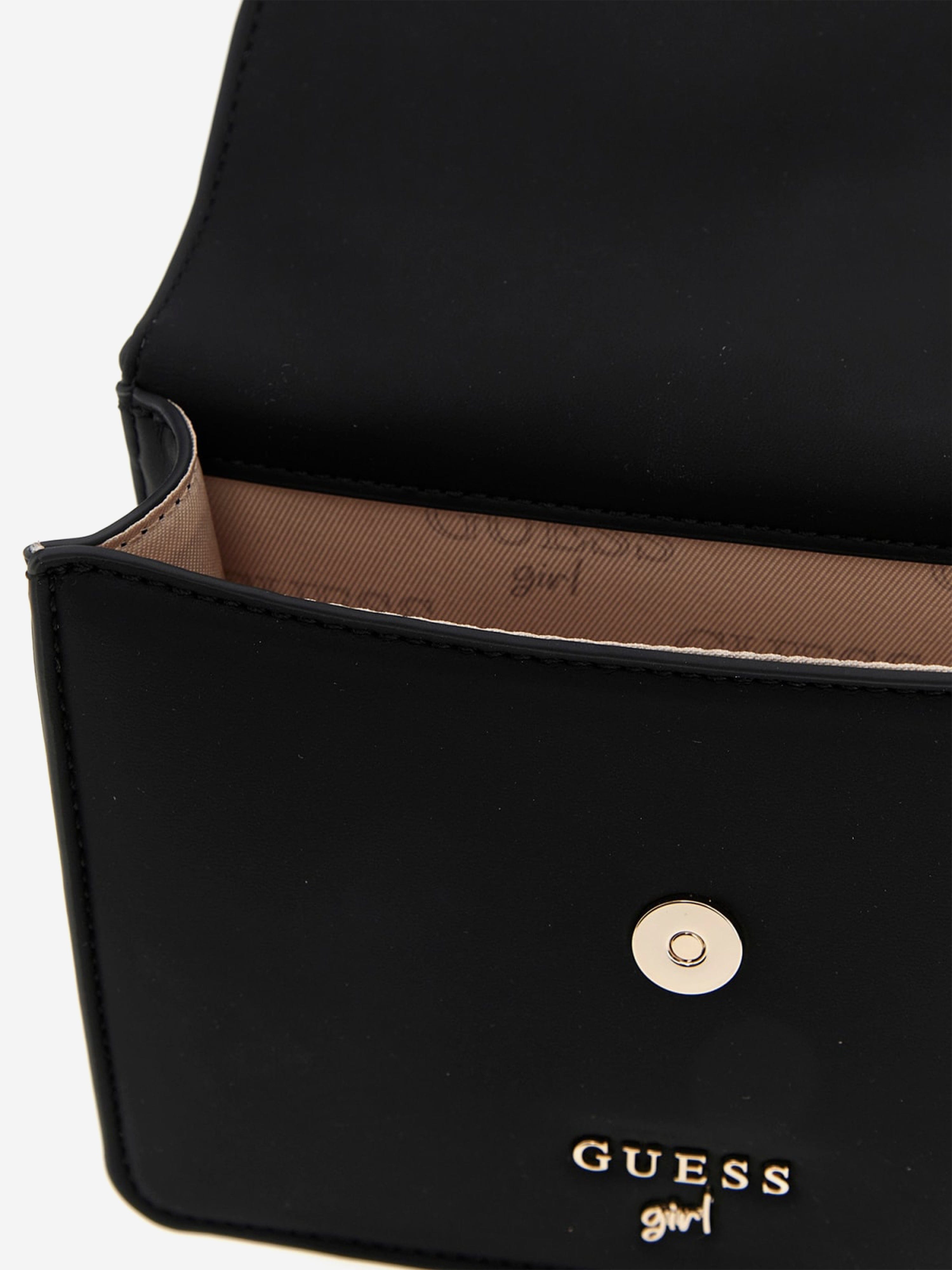 Girls Mini Crossbody Bag in Black (17cm)