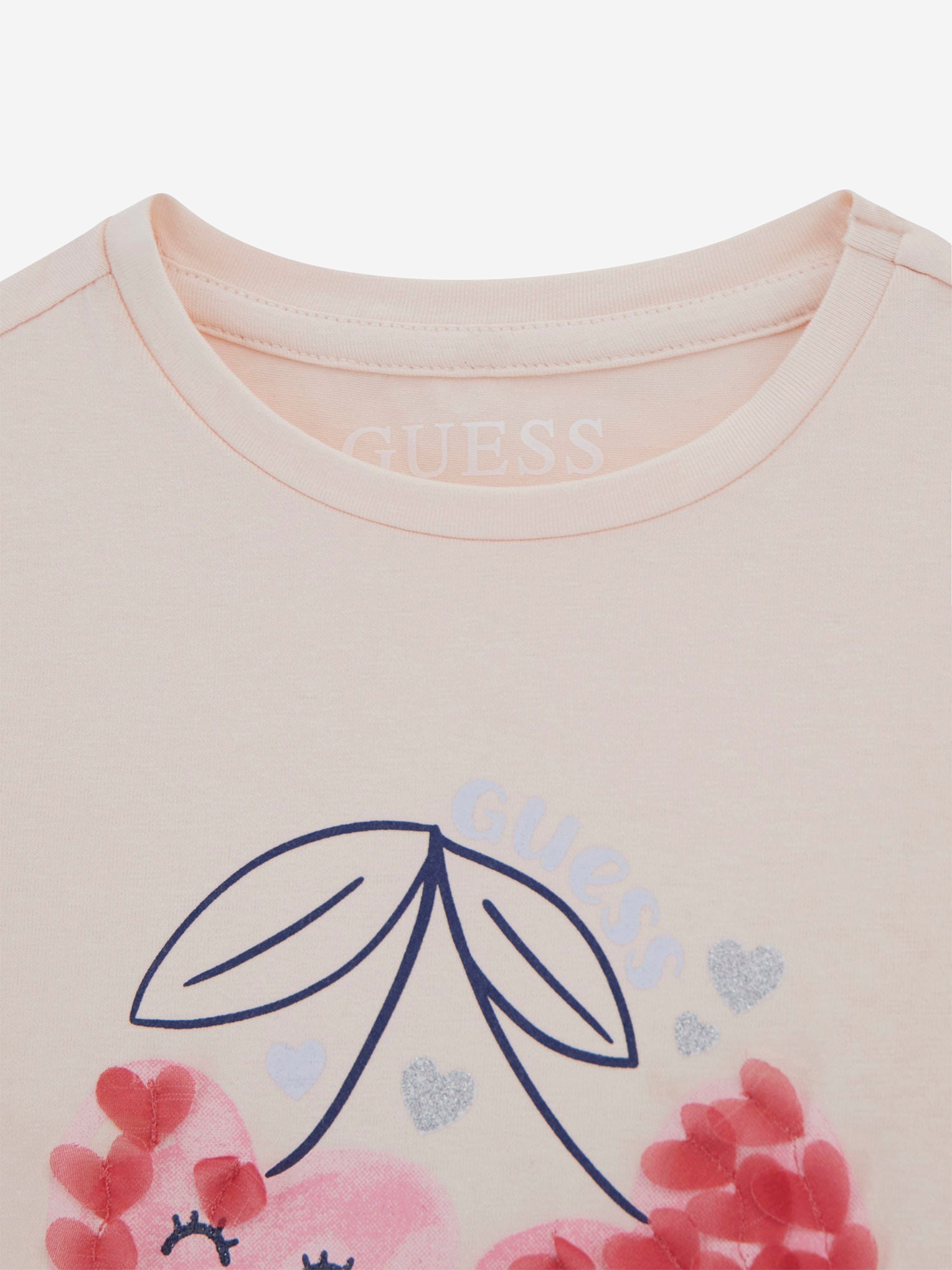 Girls Cherry T-Shirt in Pink