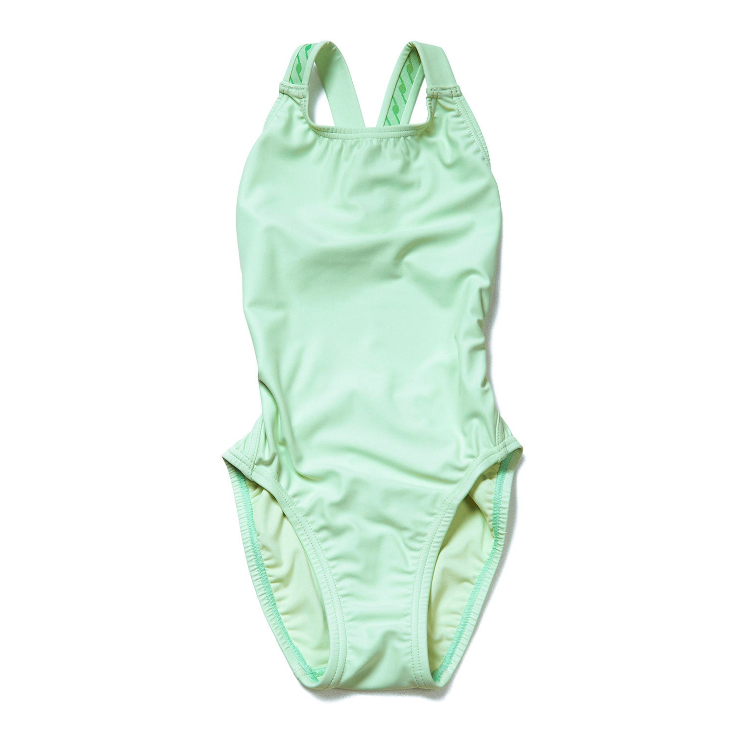 Girls Light Green Professional Swimsuit