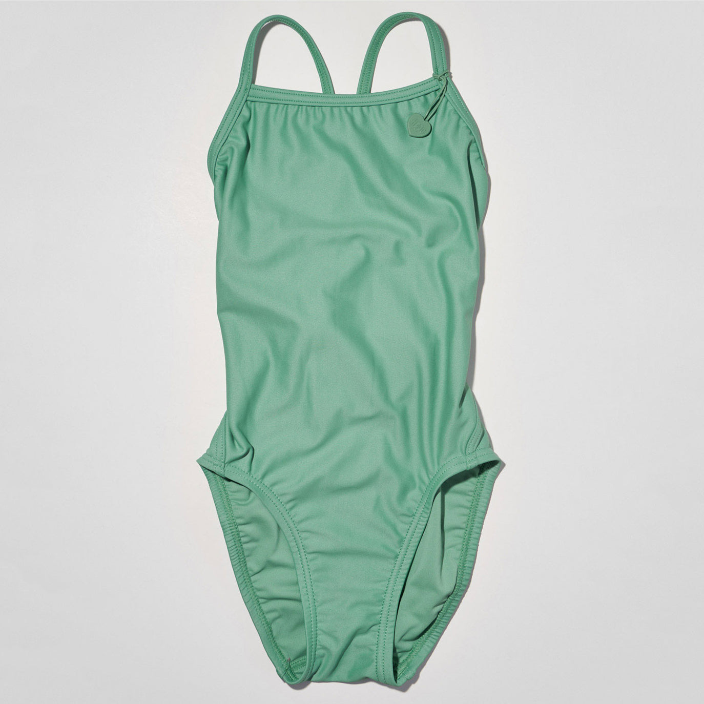 Girls Green Professional Swimsuit