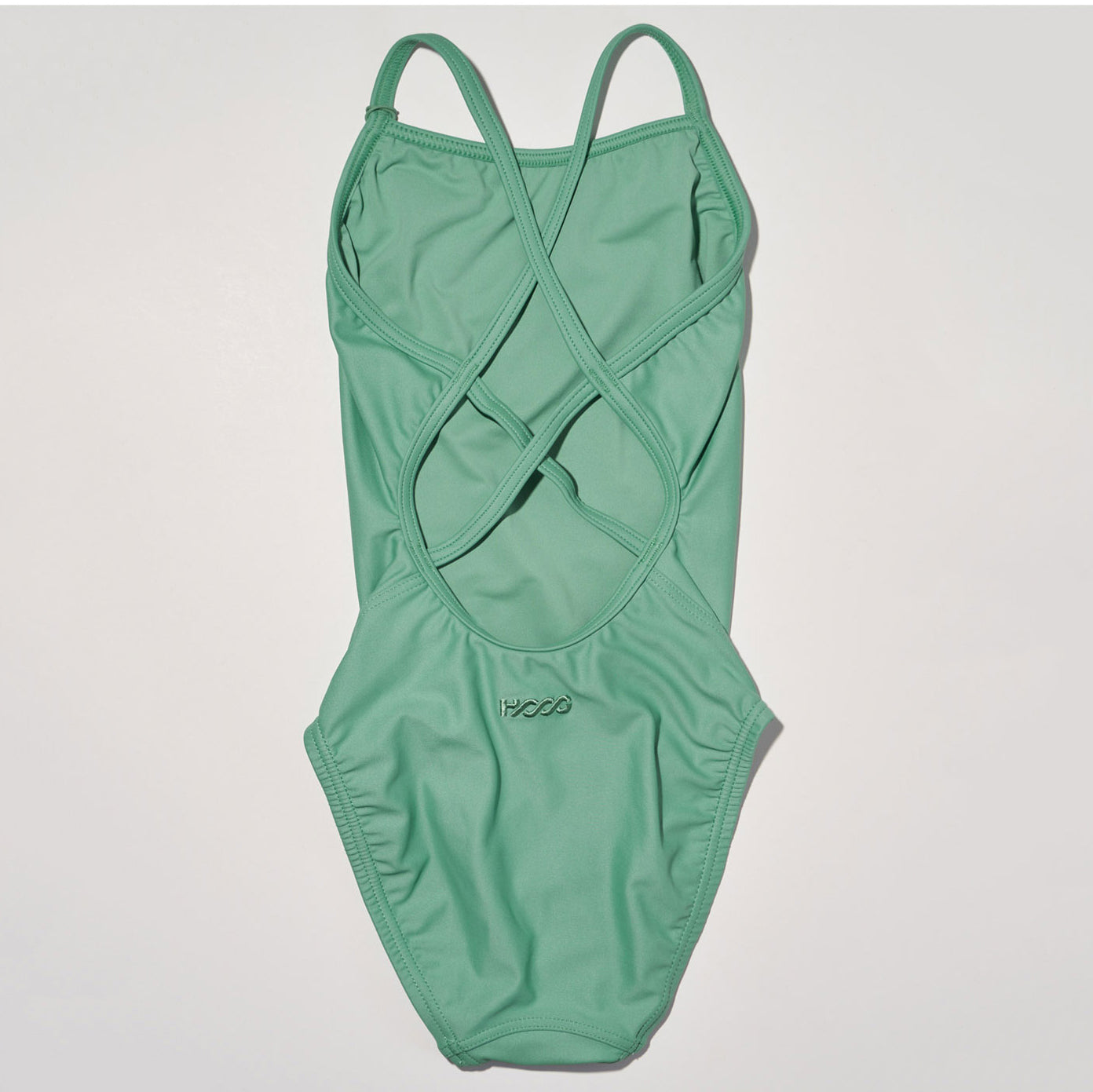 Girls Green Professional Swimsuit