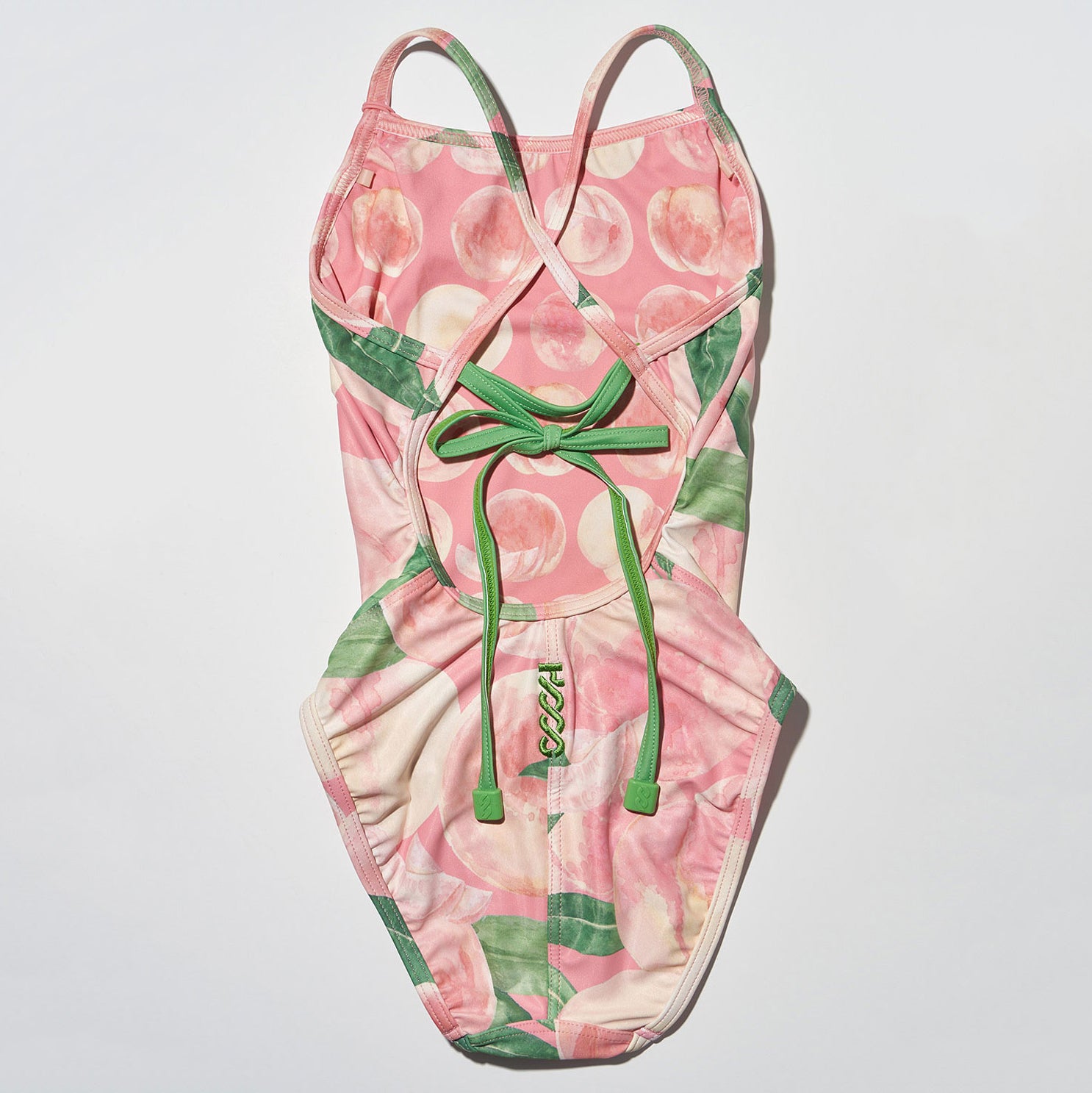 Girls Peach Professional Swimsuit