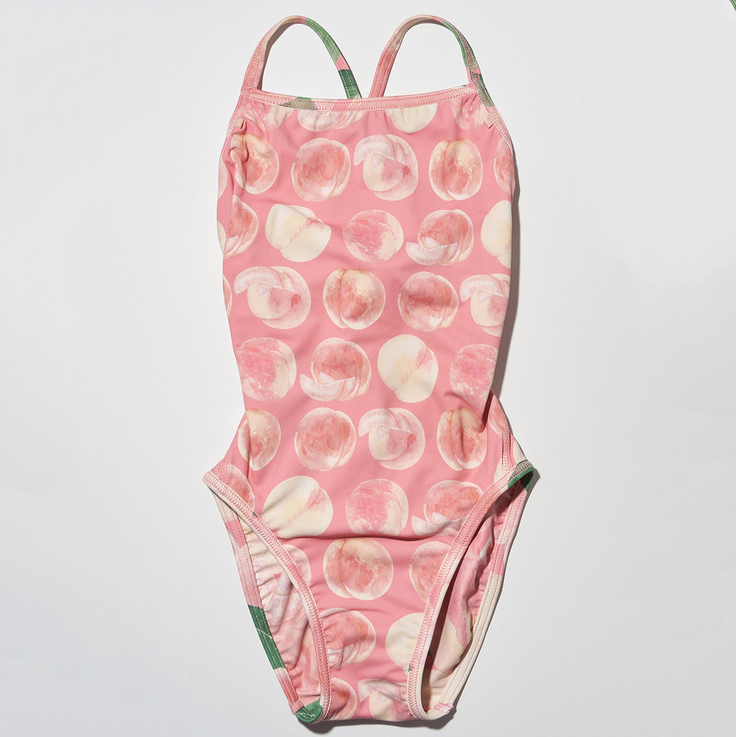 Girls Peach Professional Swimsuit