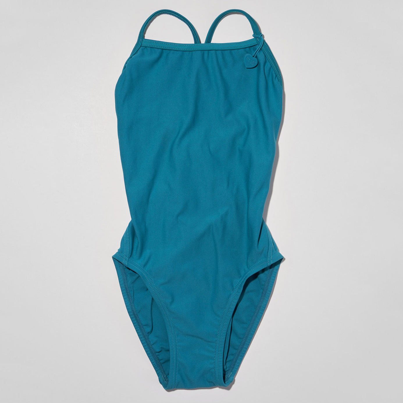 Girls Peacock Blue Professional Swimsuit