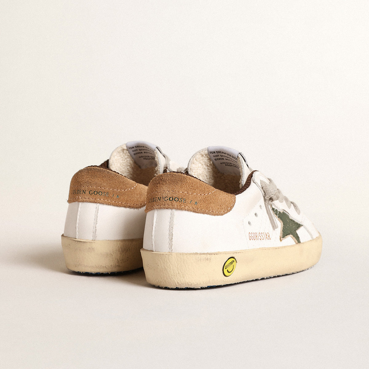 Boys & Girls Green Star Shoes