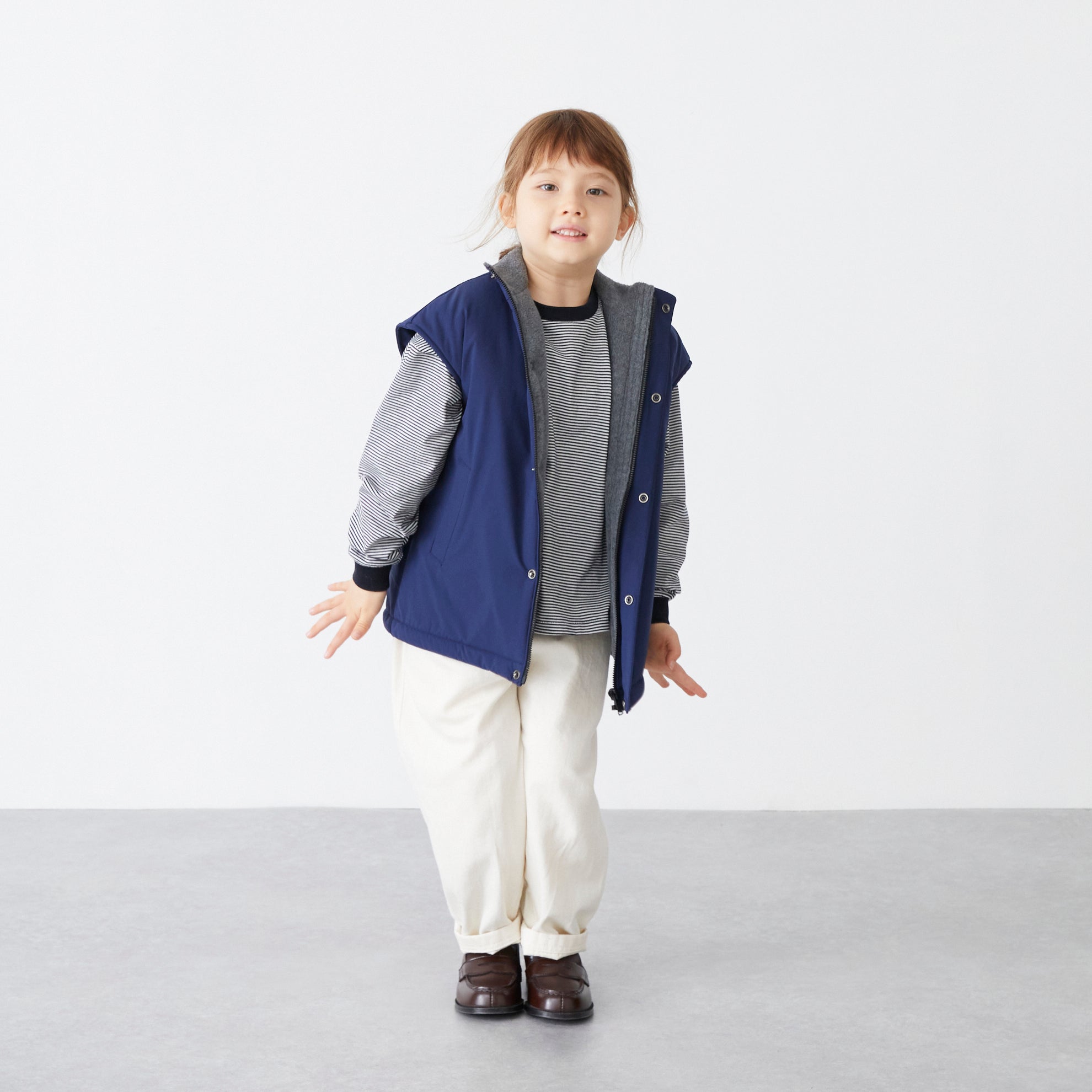 Boys & Girls Blue Padded Gilet