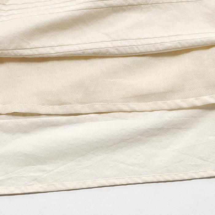 Girls White Embroidered Cotton Dress