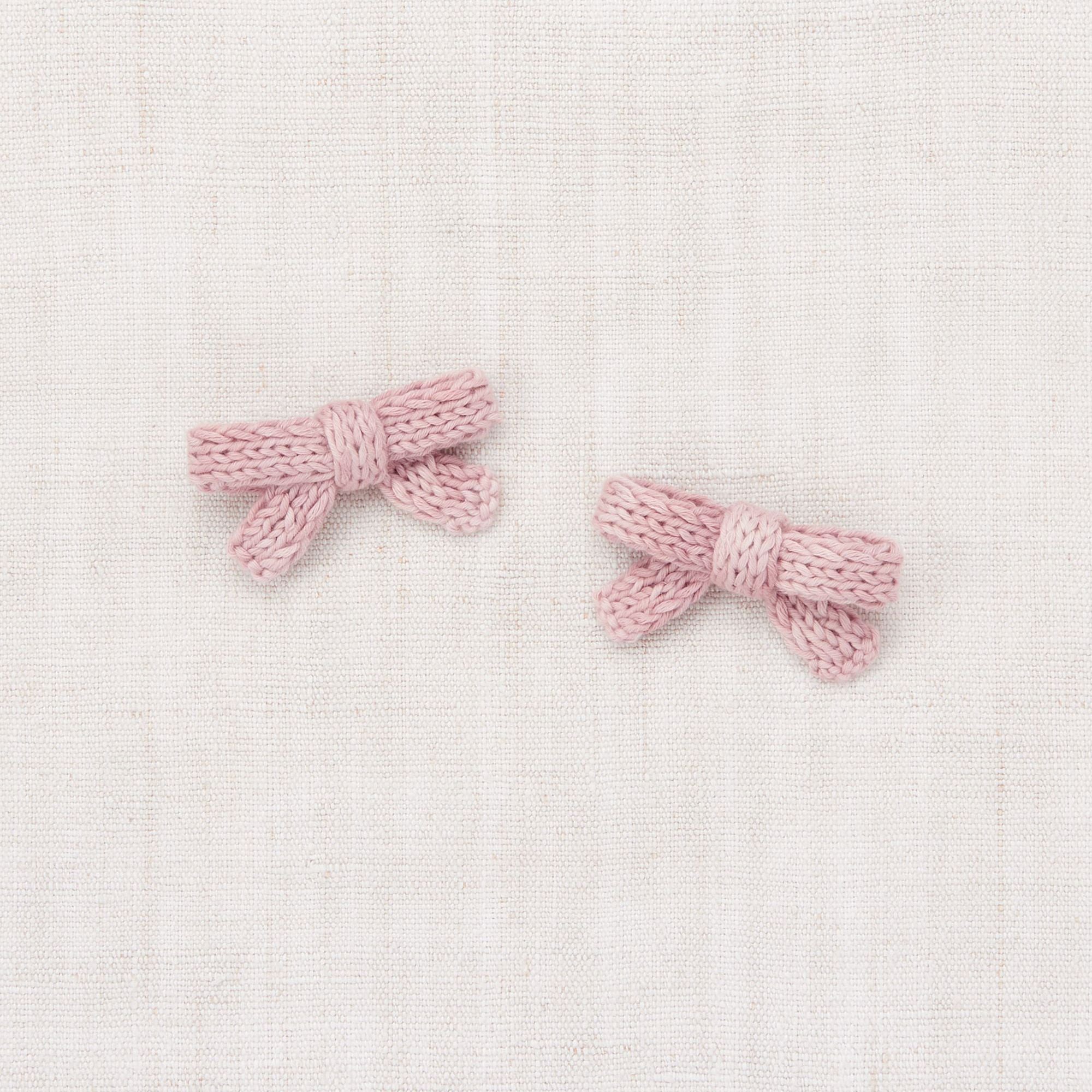 Girls Pink Bow Hair Clips