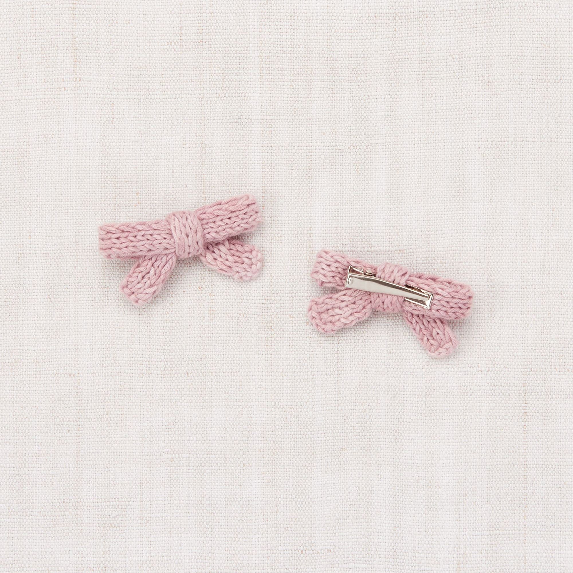 Girls Pink Bow Hair Clips