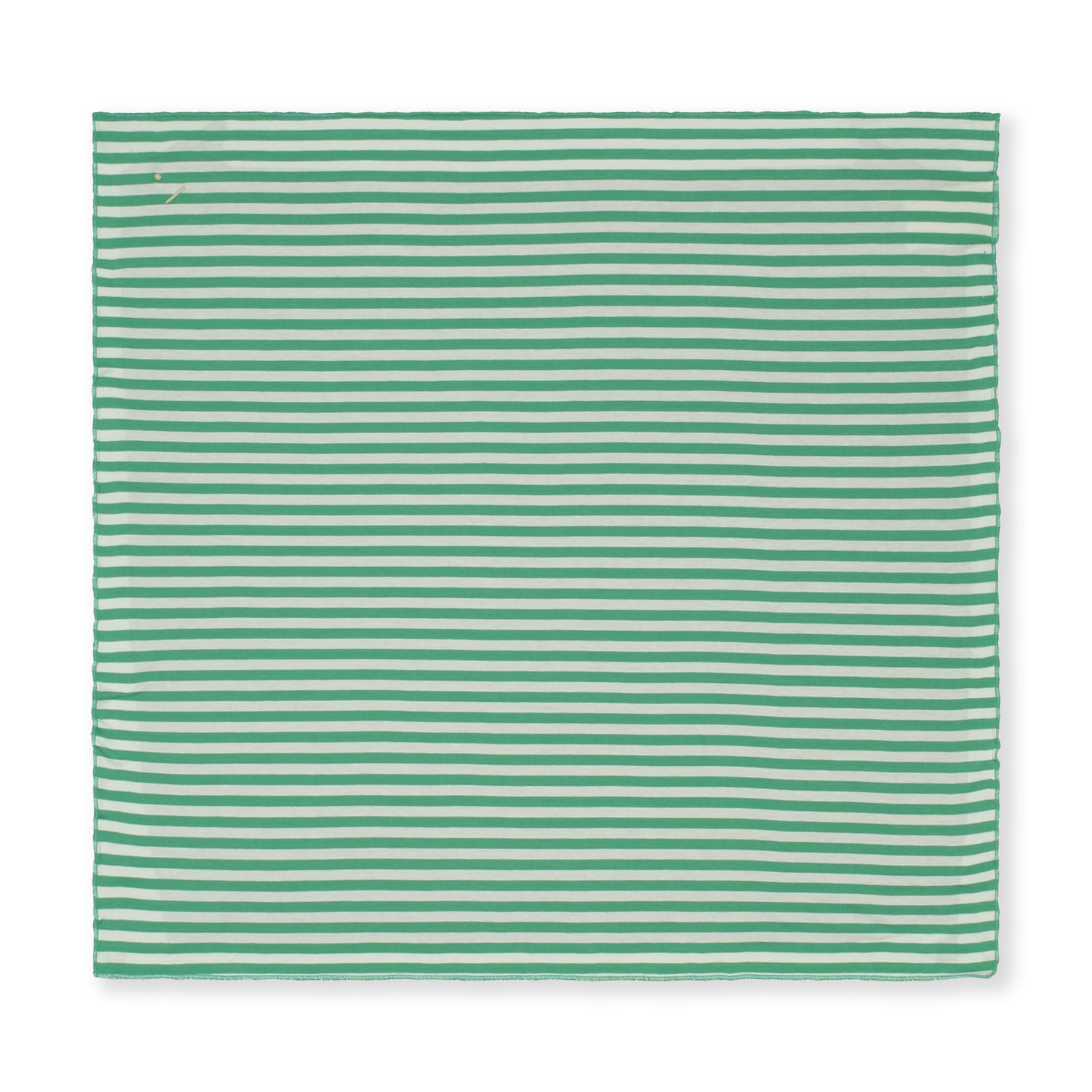 Girls Green Stripes Cotton Scarf