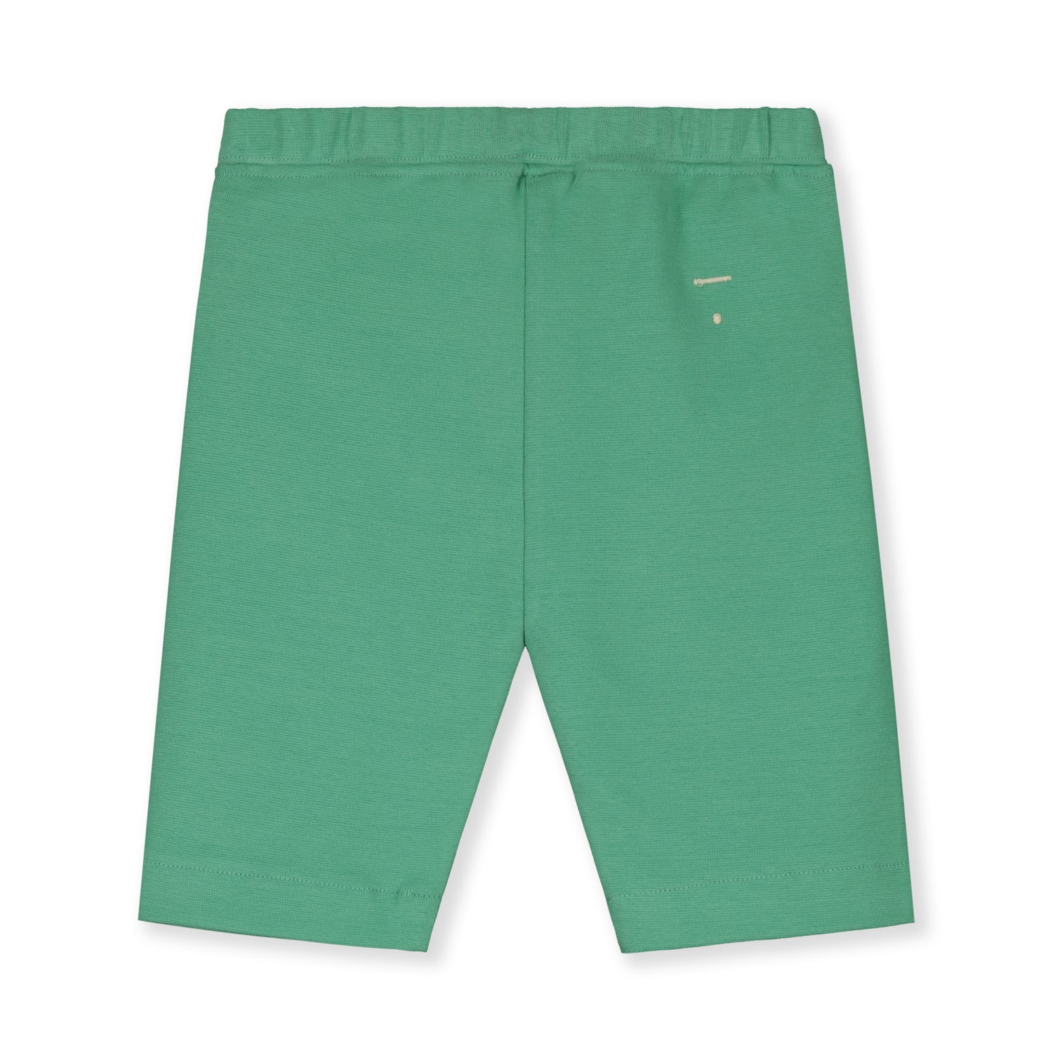 Girls Green Cotton Biker Shorts