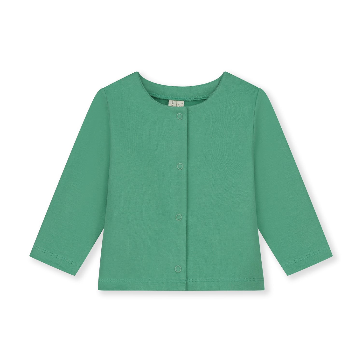 Baby Boys & Girls Green Cotton Cardigan