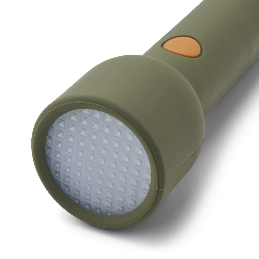 Green Silicone Rechargable Flashlight