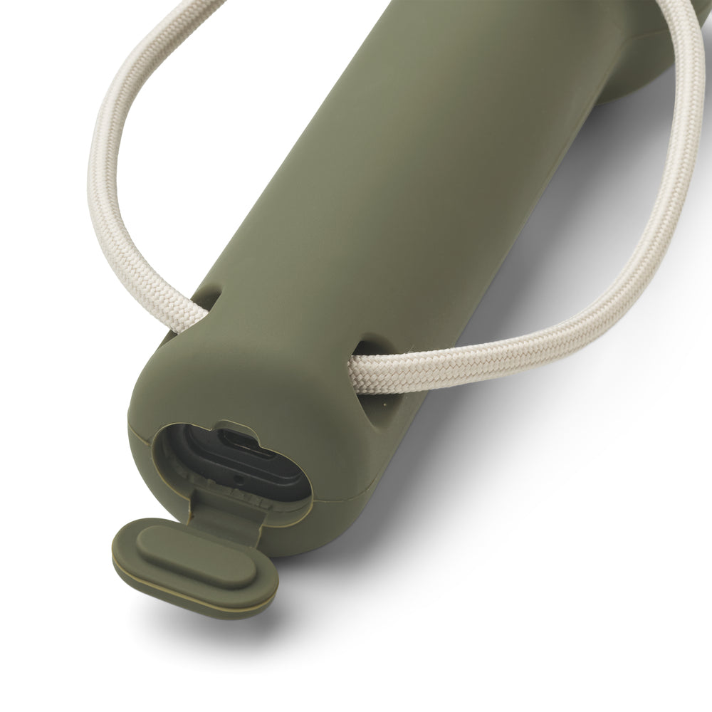 Green Silicone Rechargable Flashlight