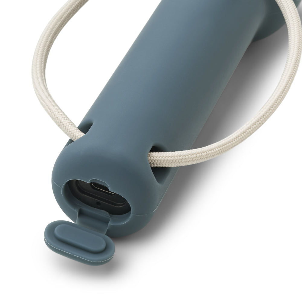 Blue Silicone Rechargable Flashlight