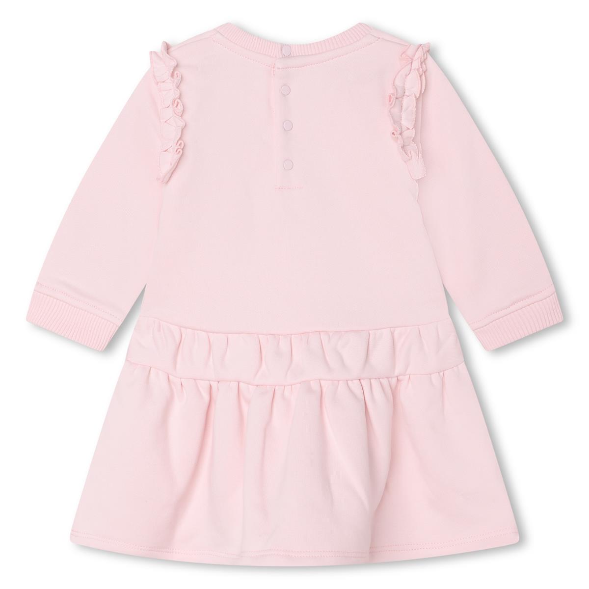 Baby Girls Pink Logo Dress
