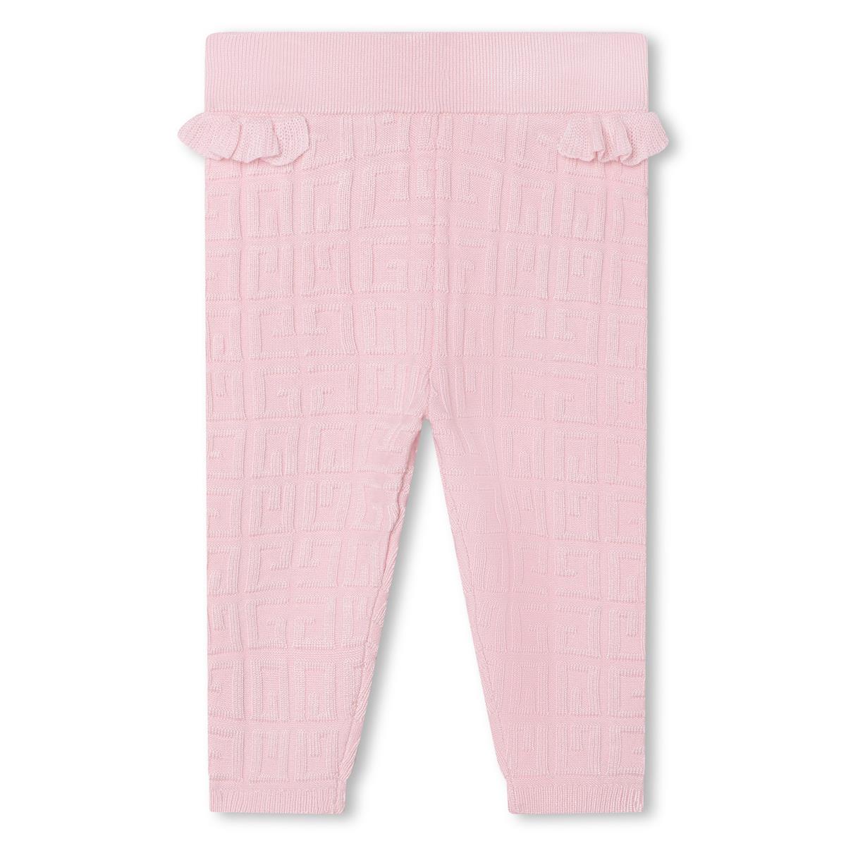 Baby Girls Pink Logo Leggings