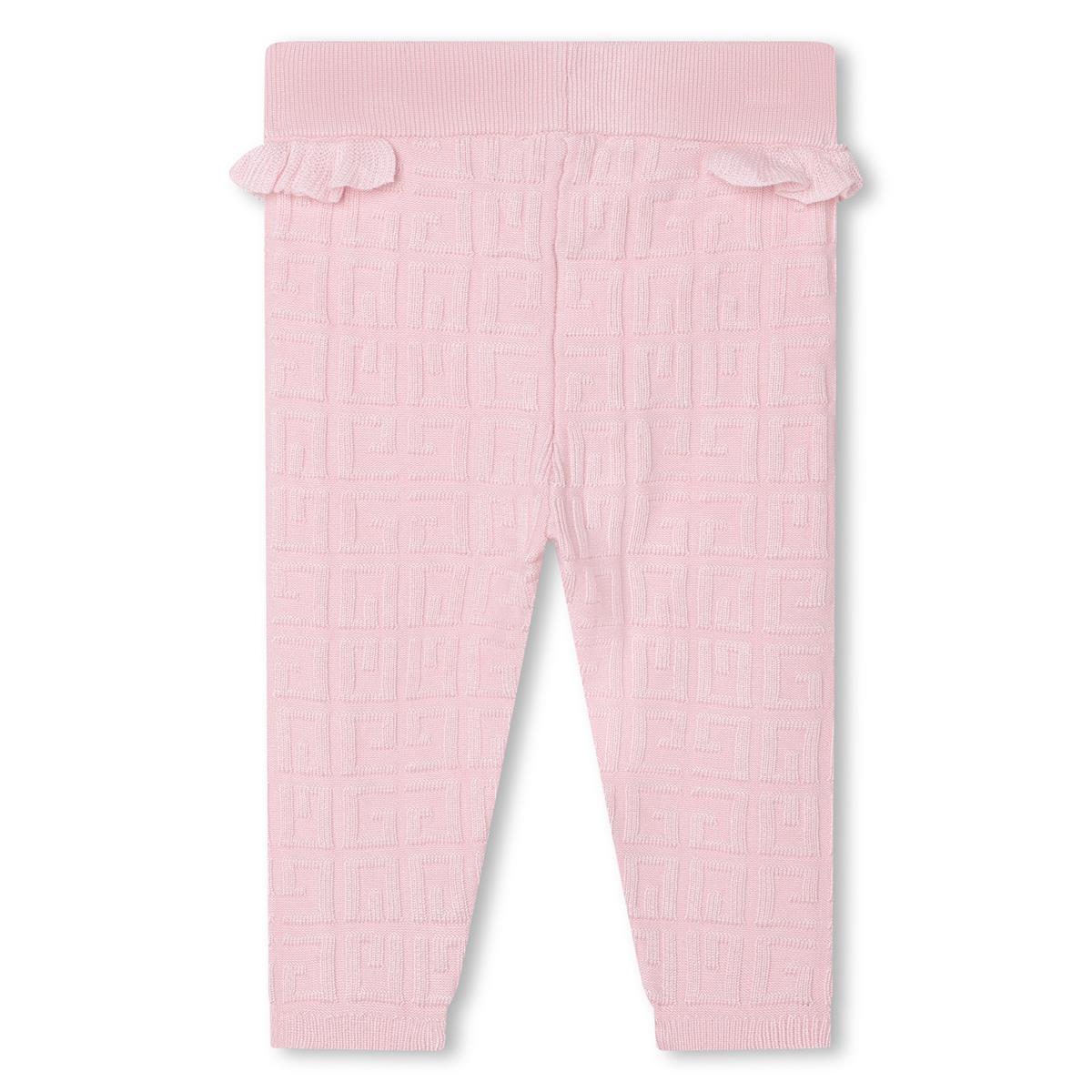 Baby Girls Pink Logo Leggings