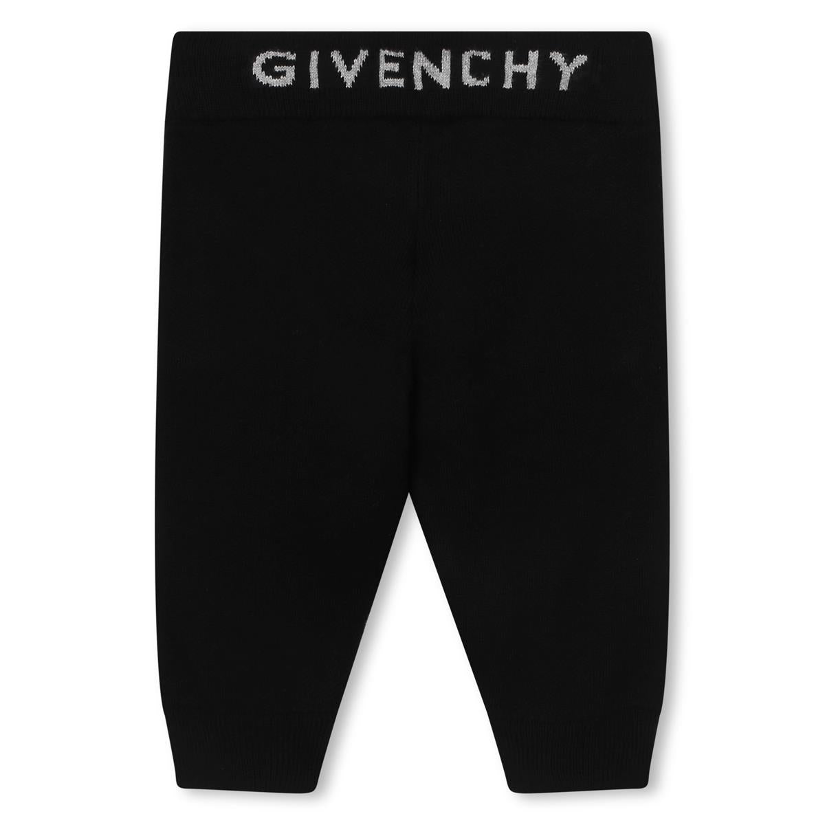 Baby Boys Black Logo Trousers