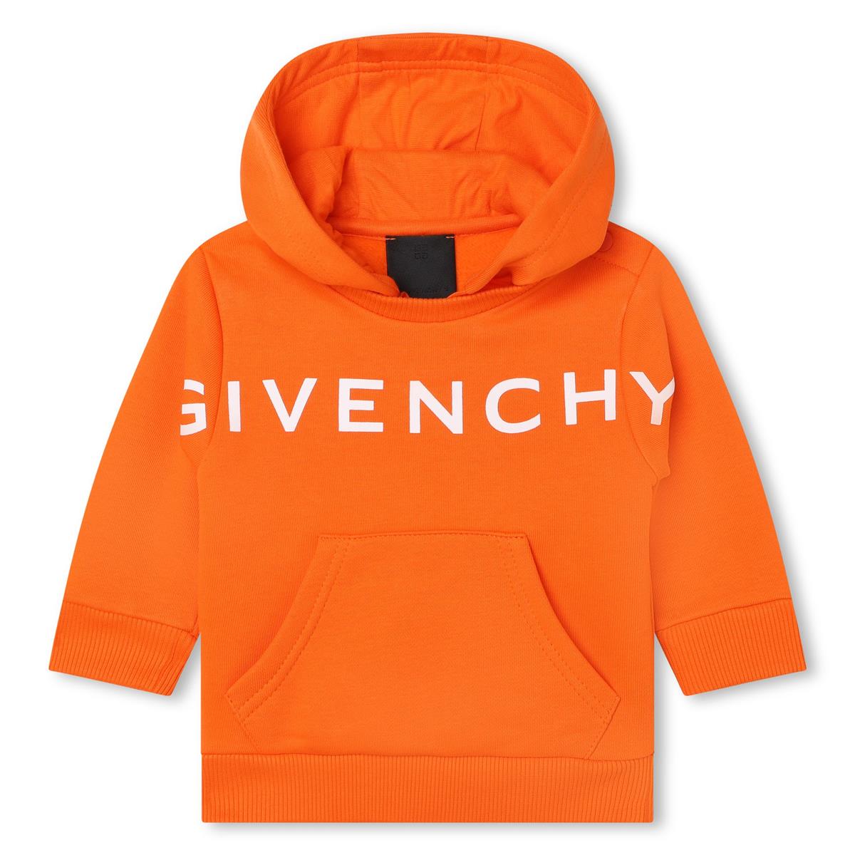 Baby Boys Orange Logo Sweatshirt