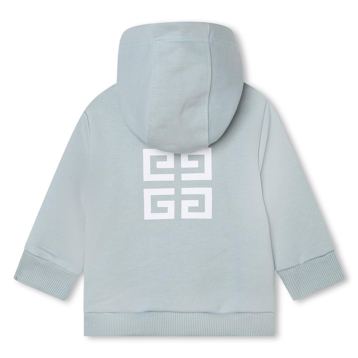 Baby Boys Light Blue Zip-Up Top