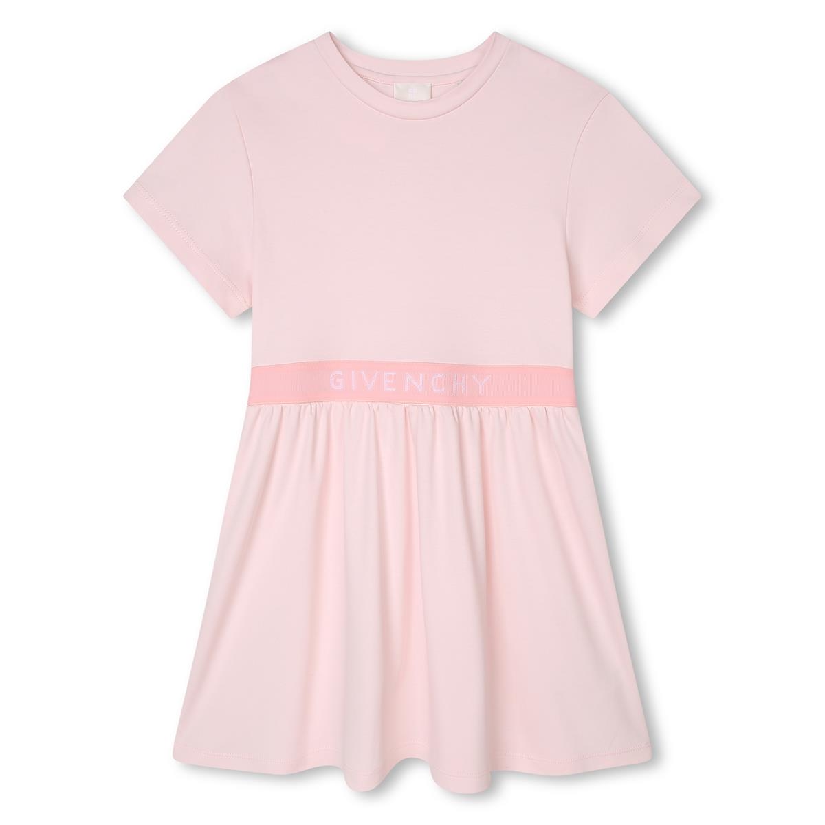 Girls Pink Logo Dress