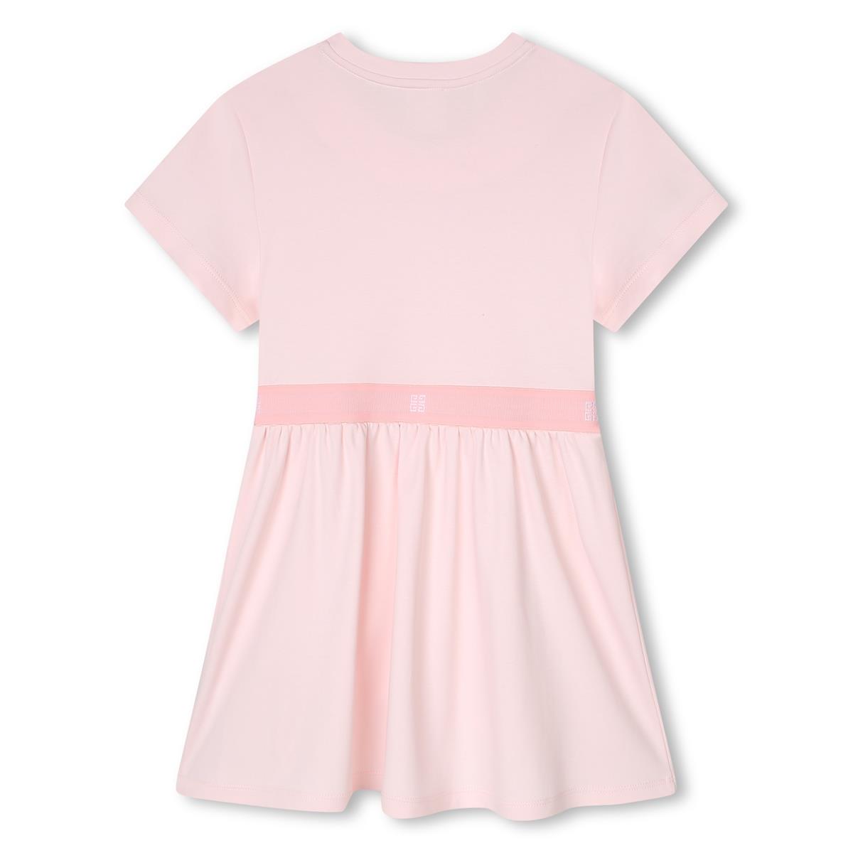 Girls Pink Logo Dress