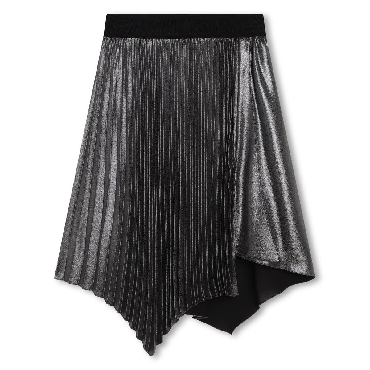 Girls Black Pleated Skirt