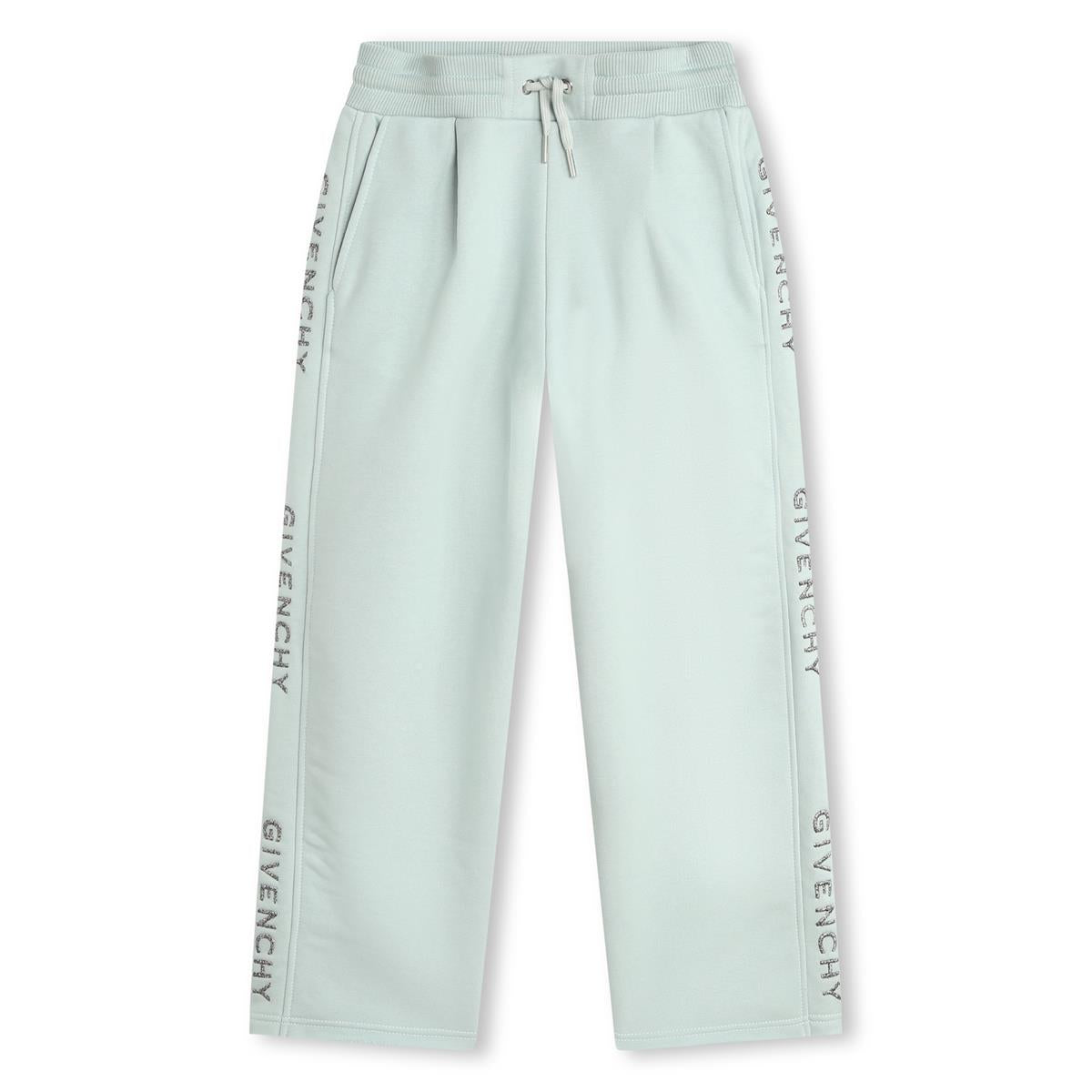 Girls Green Logo Trousers