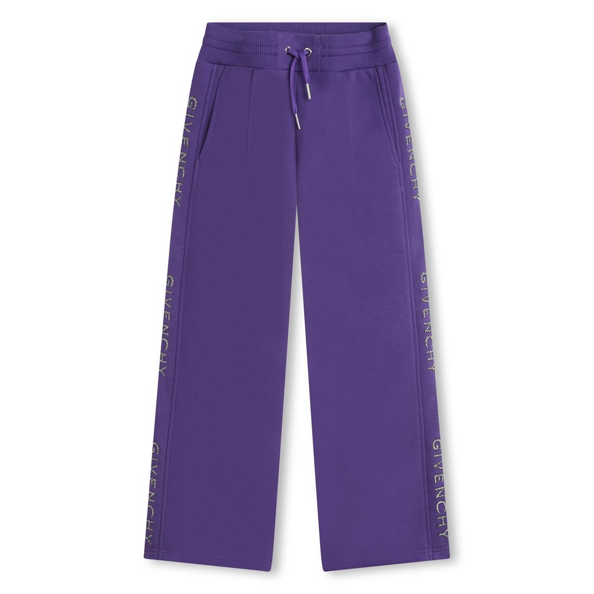Boys Violet Logo Trousers