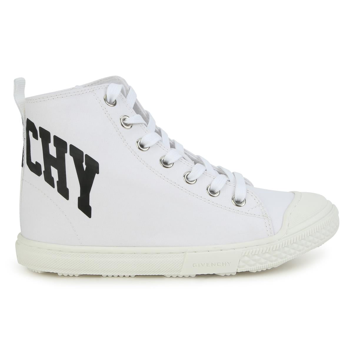 Boys & Girls White Canvas Shoes