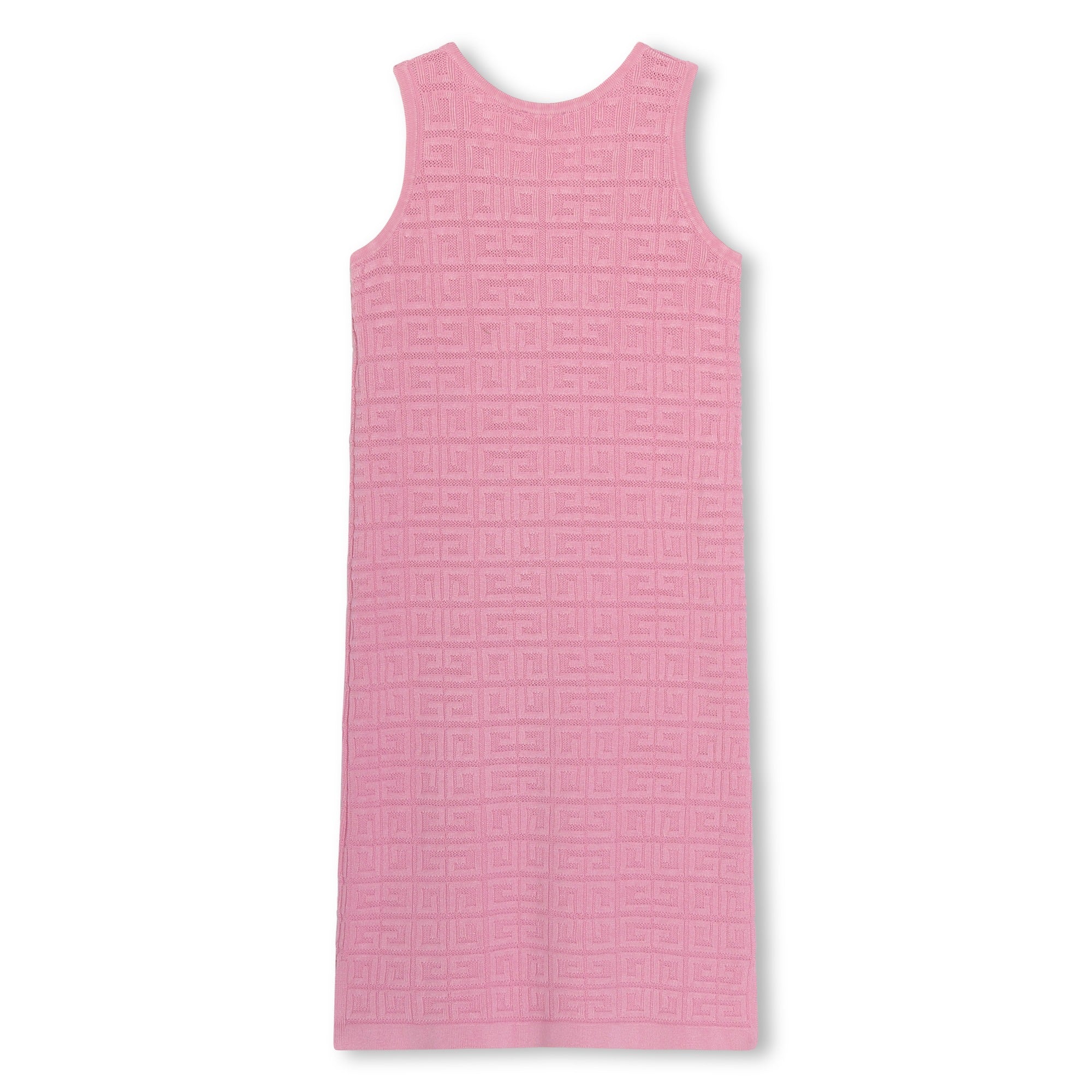Girls Pink Knit Dress