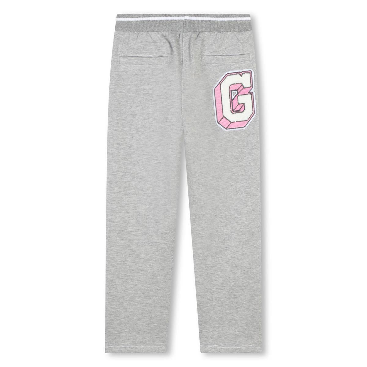 Girls Grey Cotton Trousers