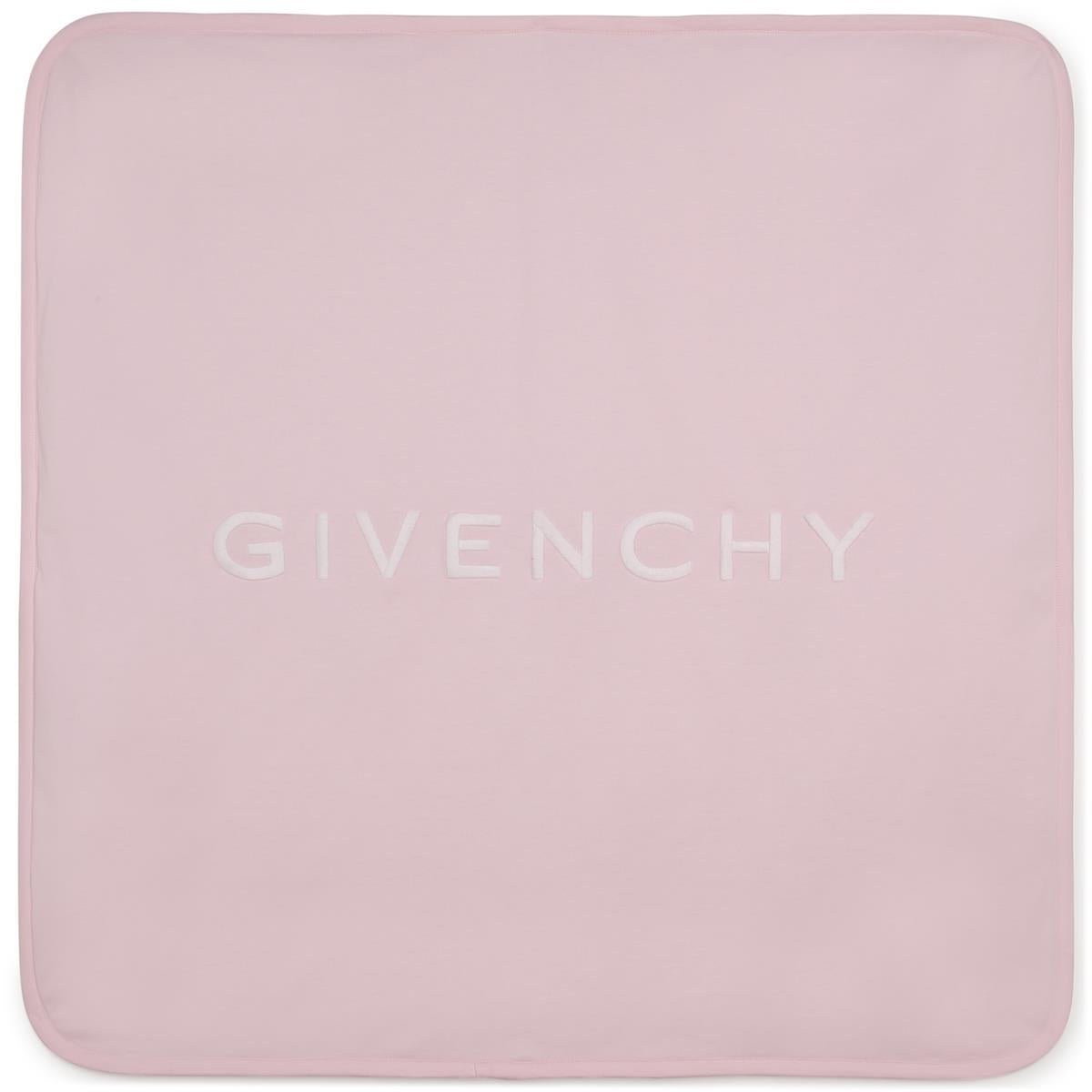 Baby Boys & Girls Pink Logo Blanket(80x80cm)