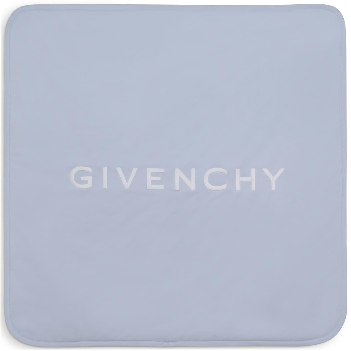 Baby Boys & Girls Blue Logo Blanket(80x80cm)